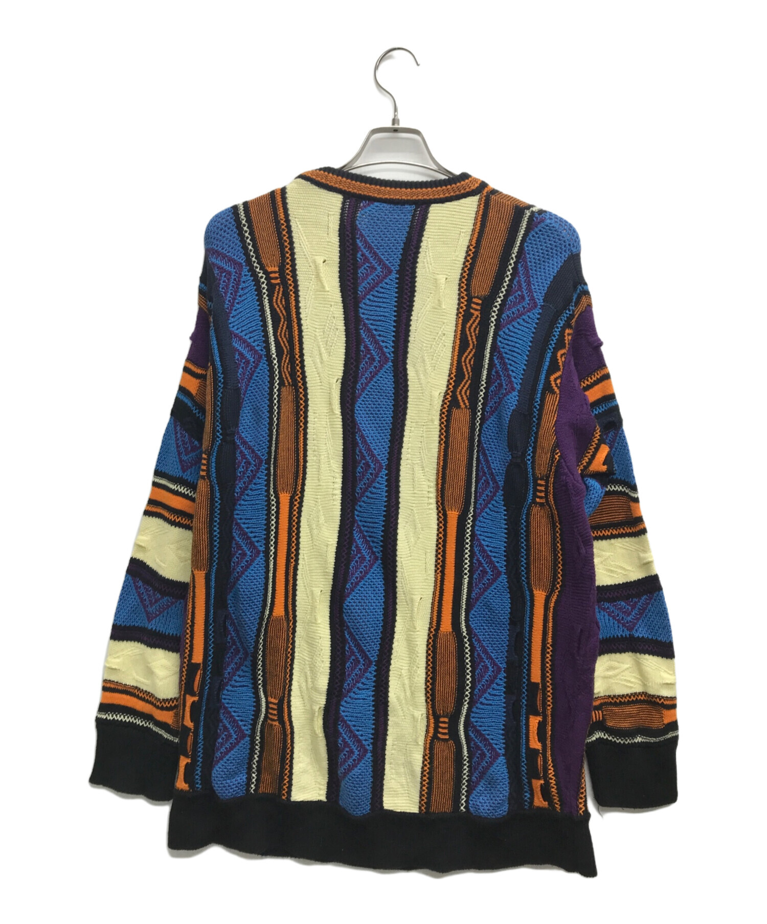 中古・古着通販】Coogi (クージー) 3Dニット マルチカラー サイズ:M 