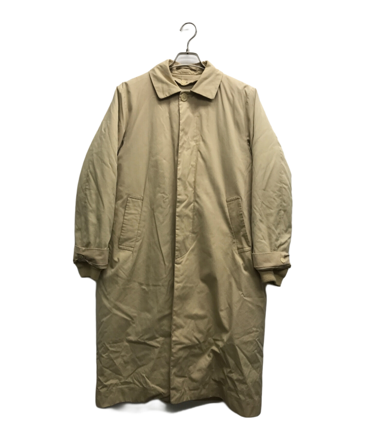 yaeca ステンカラーコート S ライナー付き 中綿 中古・古着通販】YAECA (ヤエカ) 中綿ライナー付ステンカラーコート