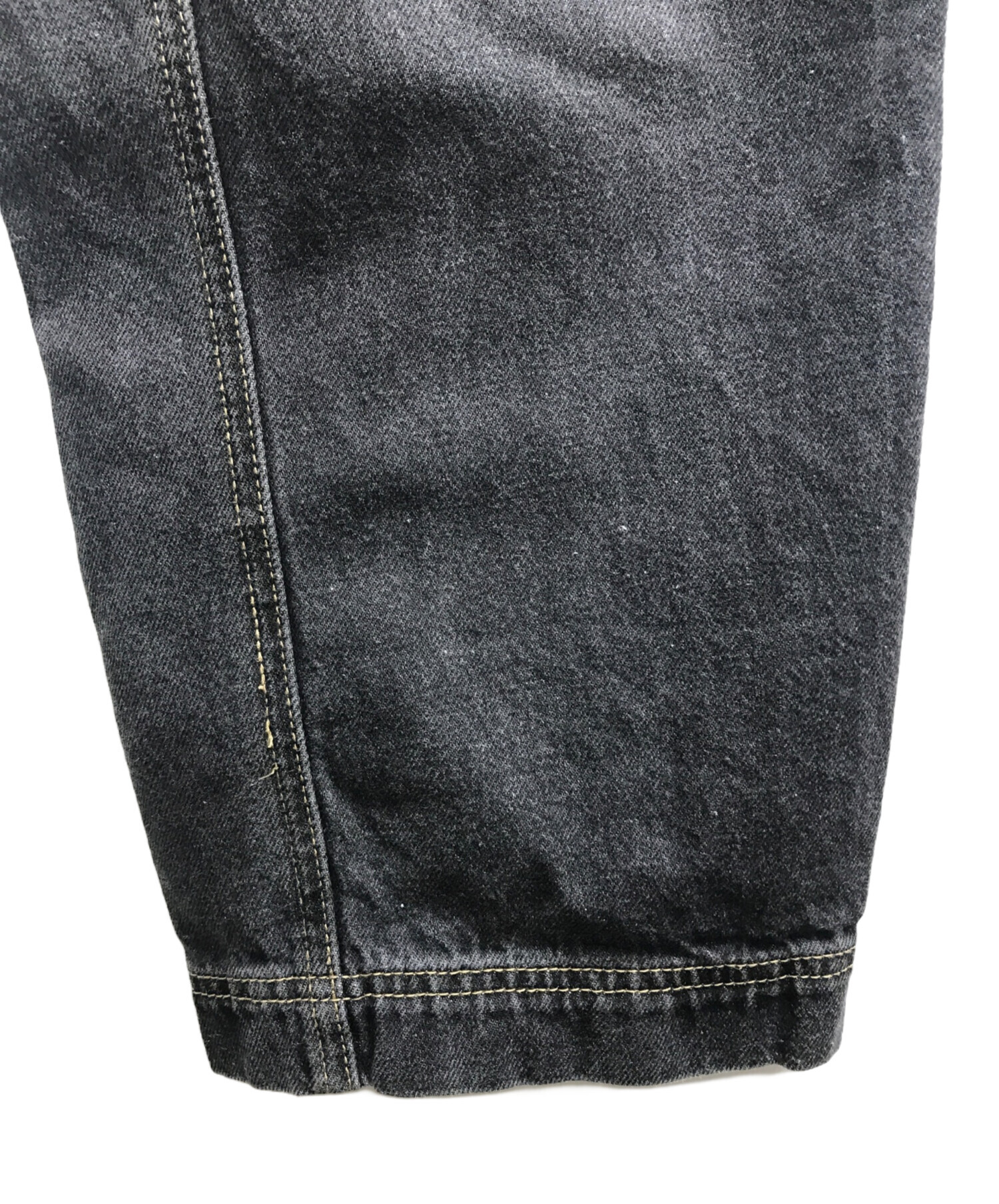 中古・古着通販】GO HEMP (ゴーヘンプ) デニムパンツ ブラック