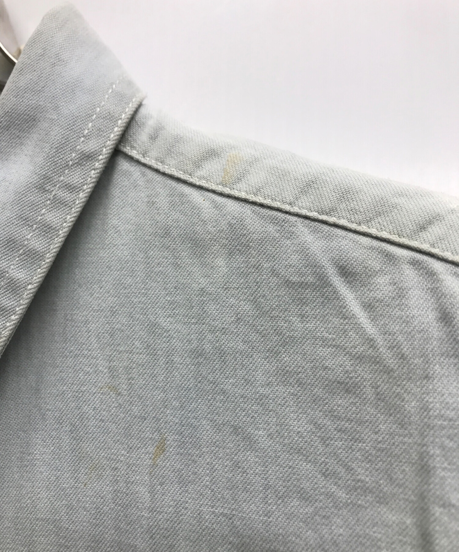 中古・古着通販】STAMPD (スタンプド) クラッシュ加工デニムシャツ  