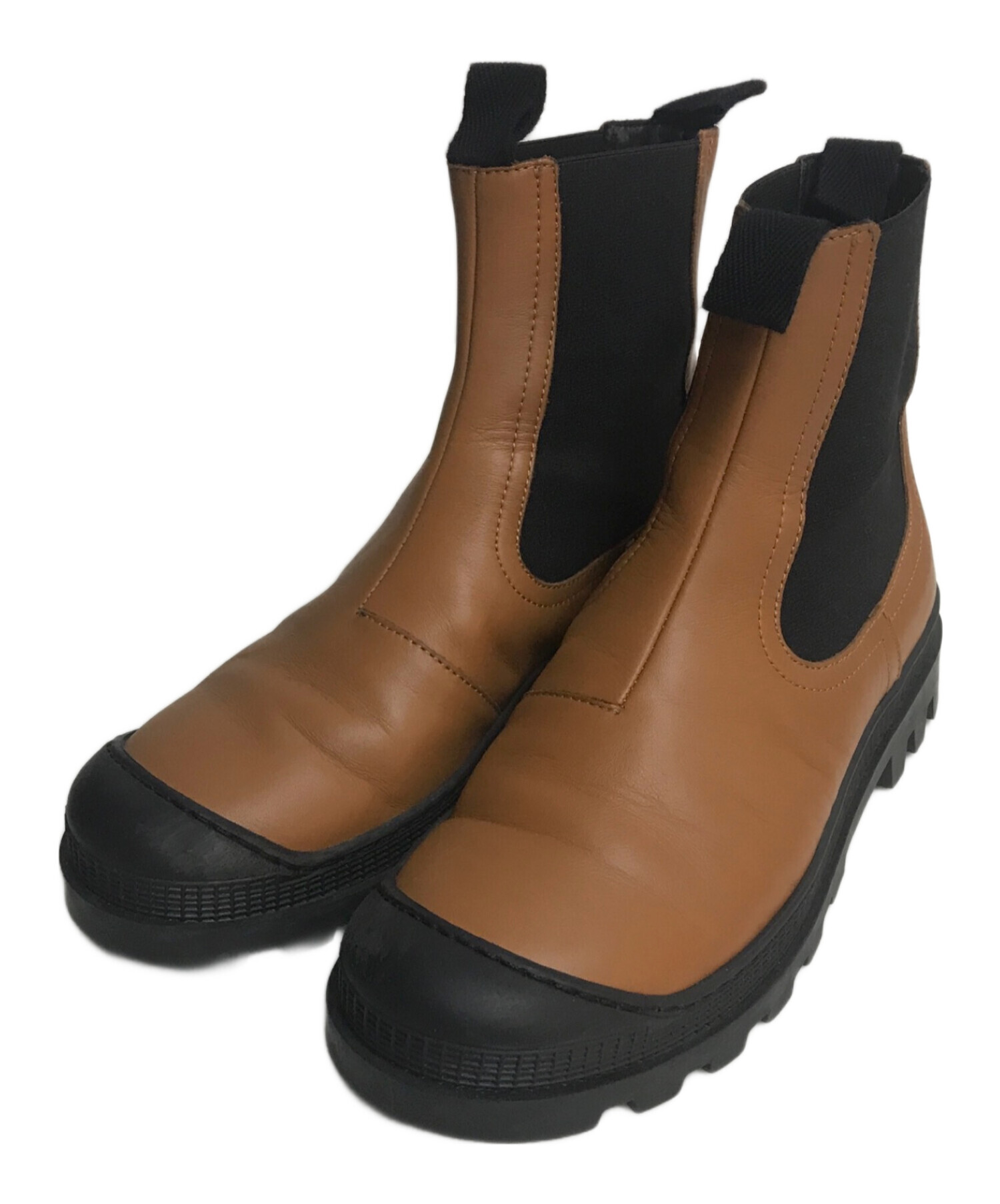 人気 ロエベ チェルシーブーツ サイドゴアブーツ 41 ライトブラウン系 レザー 人気 ロエベ チェルシーブーツ サイドゴアブーツ 41 ライト