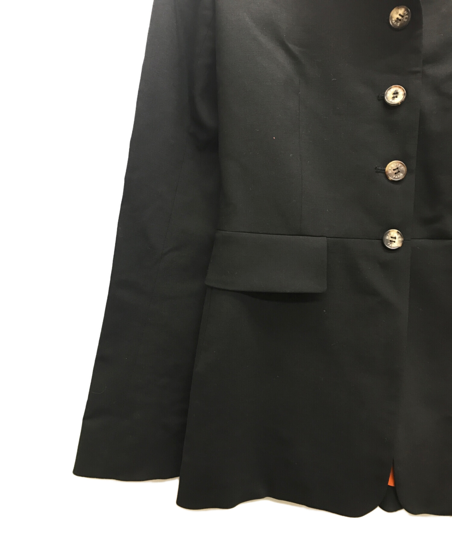 中古・古着通販】HERMES (エルメス) 乗馬ジャケット ブラック