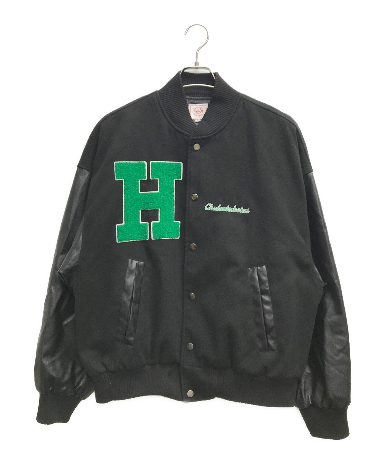 チュウカタベタイ　スタジャン L Balloon silhouette jacketTAIPEI