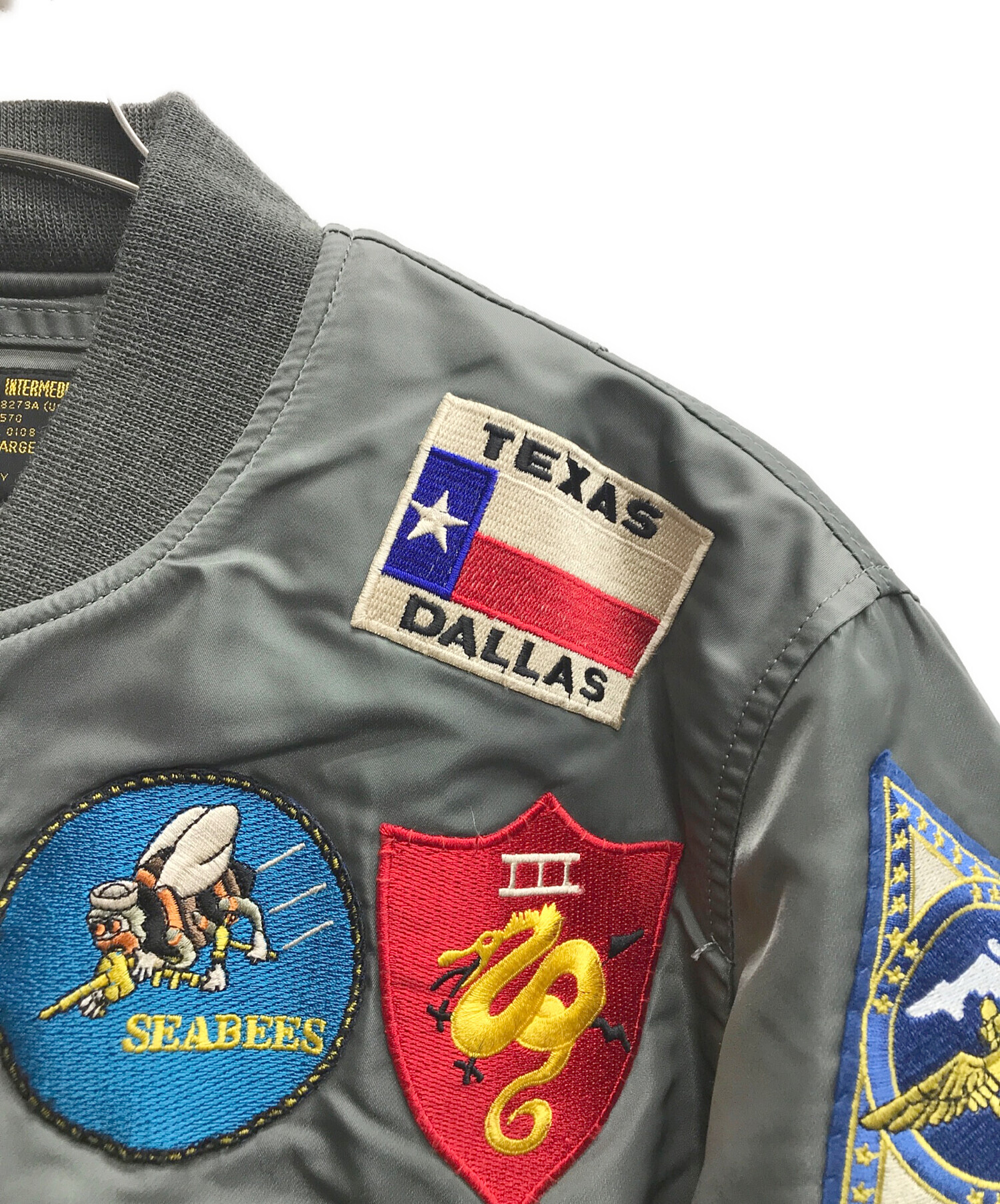 【☆極美品☆】ウルトラレア AVIREX レザーコートMカーキ 紳士の極上品 783-3250064-2.jpg