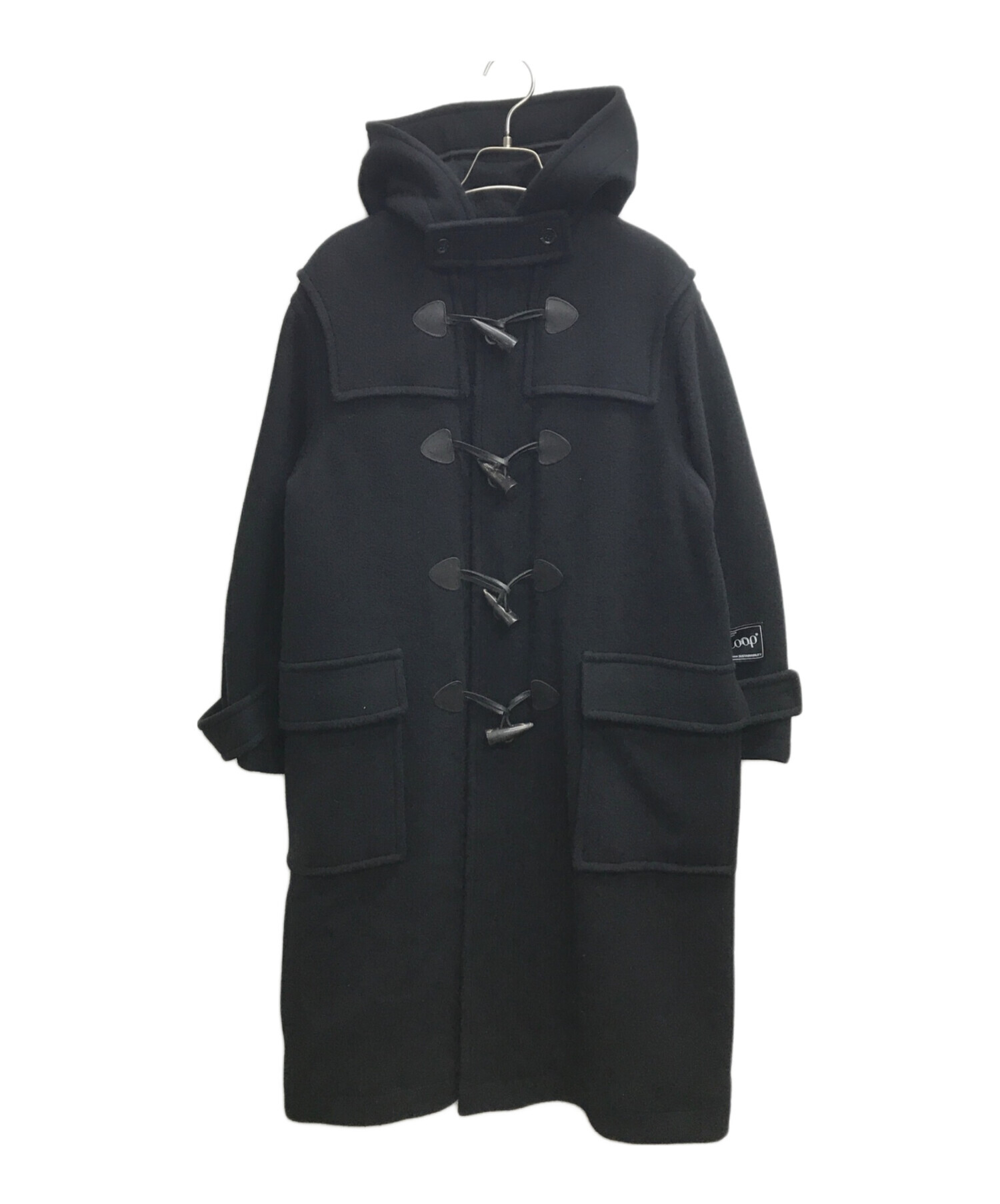 中古・古着通販】Mila Owen (ミラオーウェン) ダッフルコート ブラック