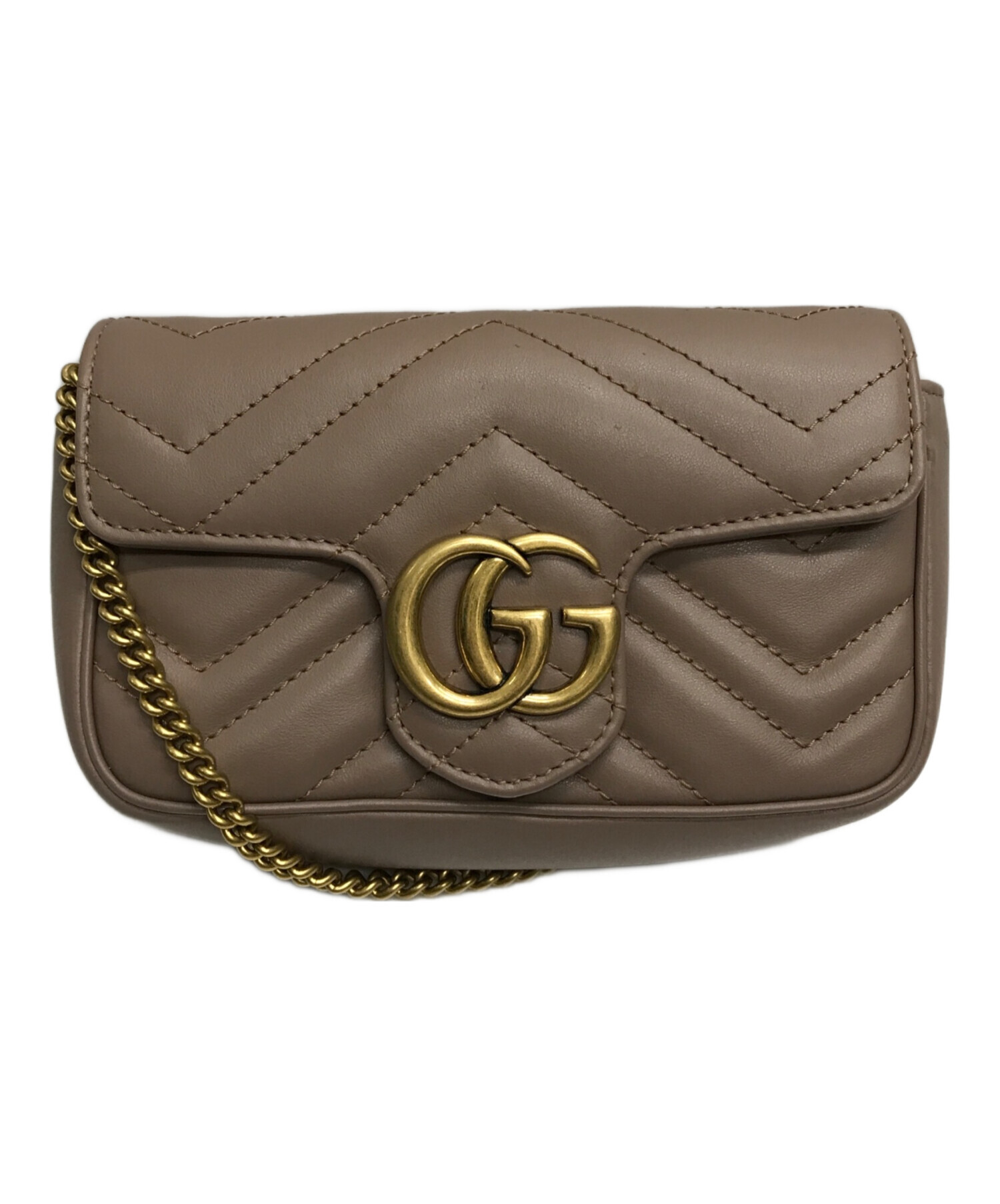 中古・古着通販】GUCCI (グッチ) GGマーモントキルティング スーパー 