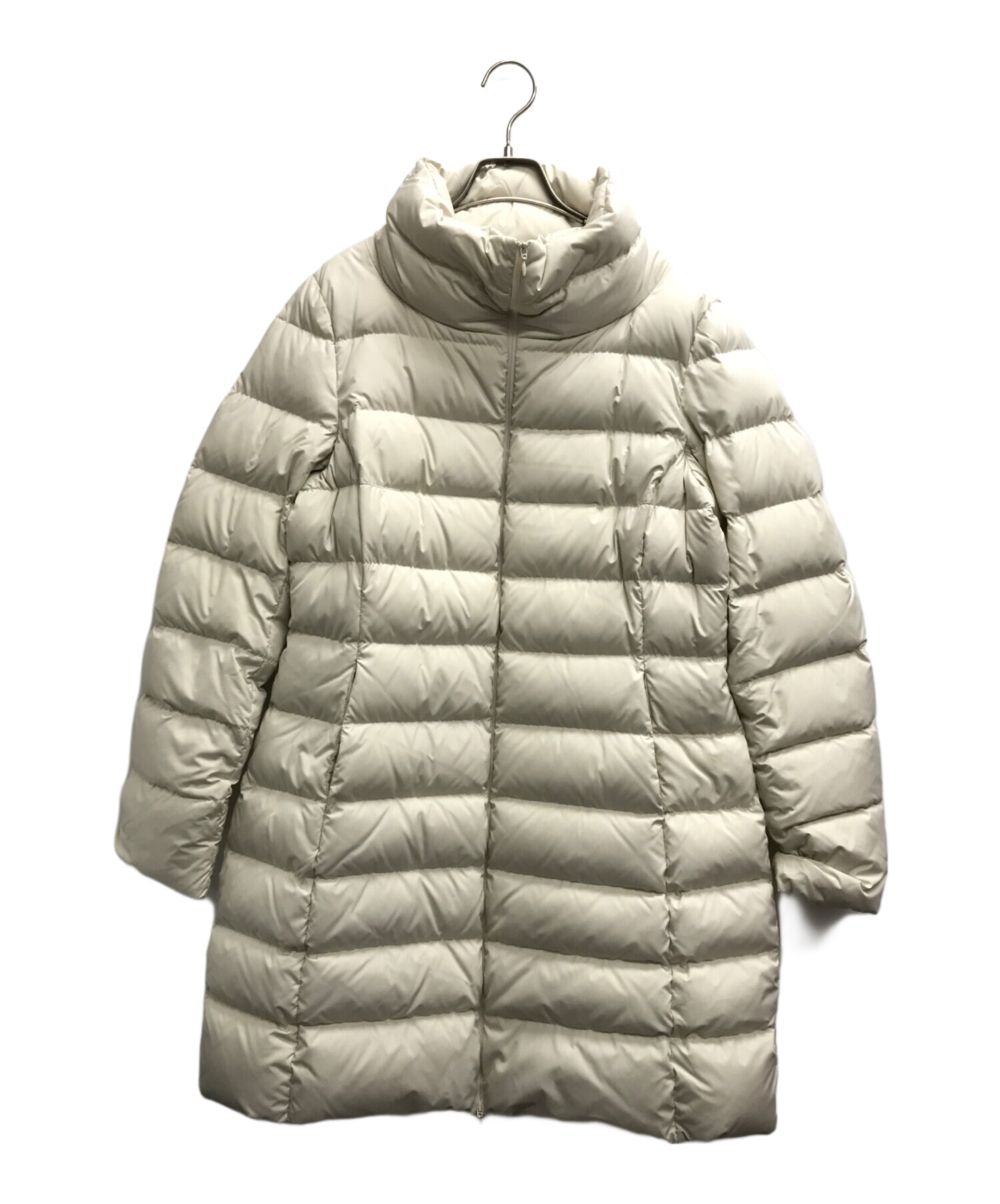 Herno アイボリー ダウンロングコート42 Herno アイボリー ダウンコート Herno アイボリー ダウンロングコート