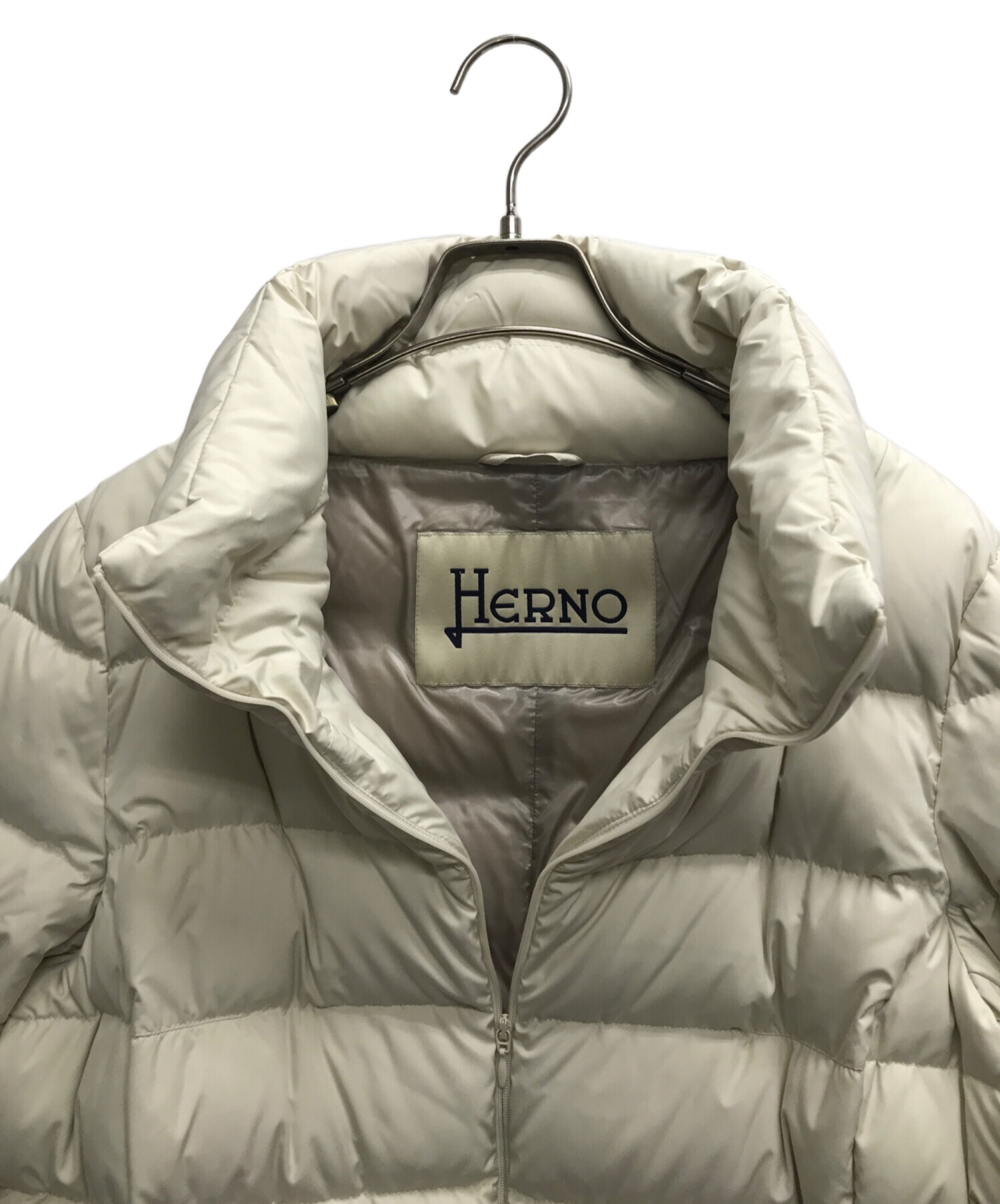 中古・古着通販】HERNO (ヘルノ) ダウンコート アイボリー サイズ:48 