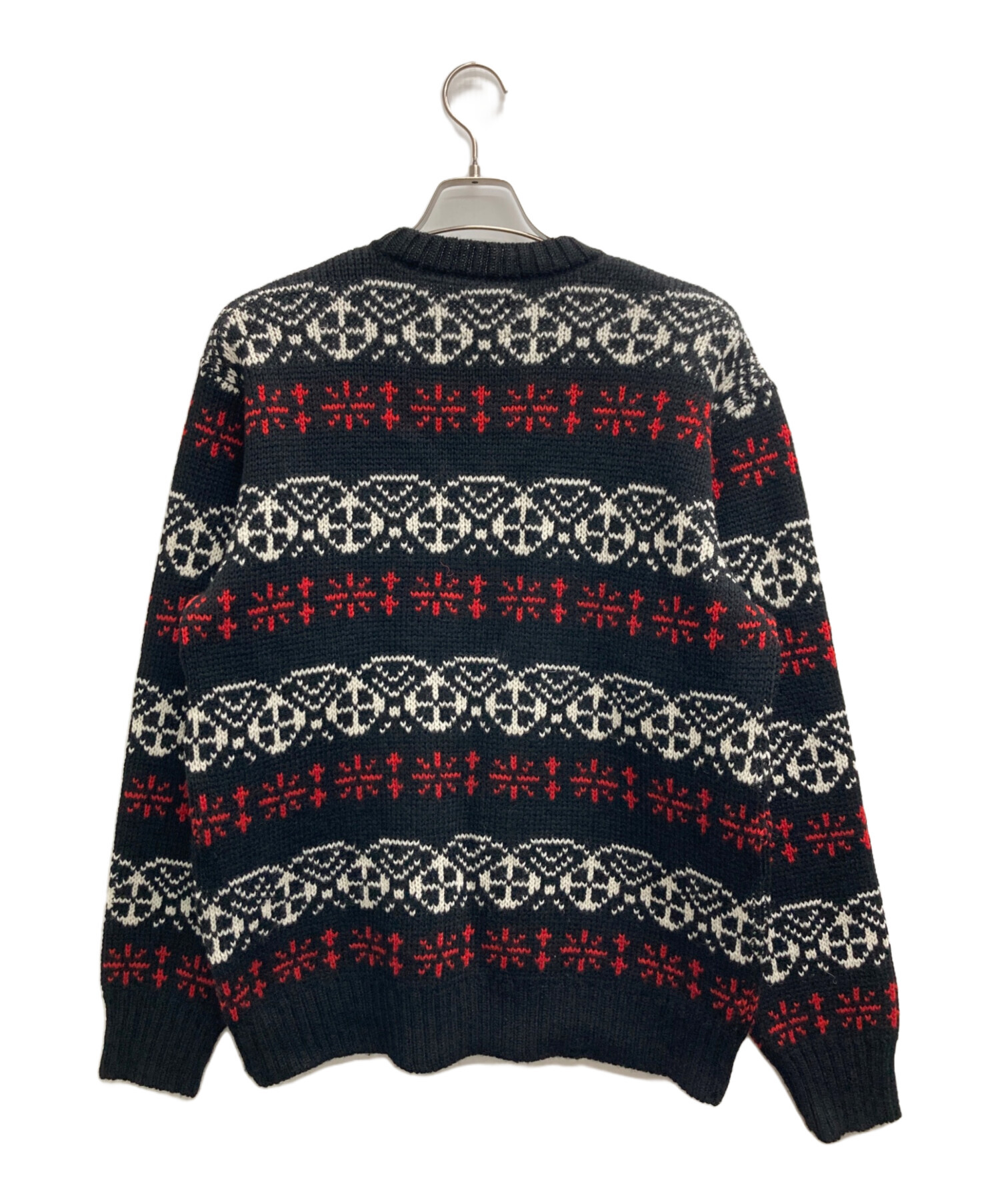 中古・古着通販】Needles (ニードルズ) Crew Neck Sweater ブラック 