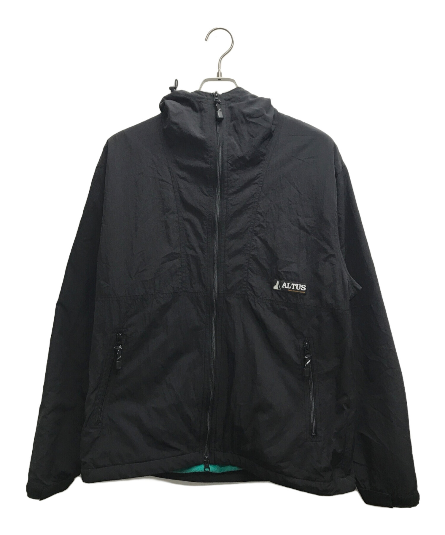 中古・古着通販】ALTUS (アルタス) フーデッドジャケット ブラック 