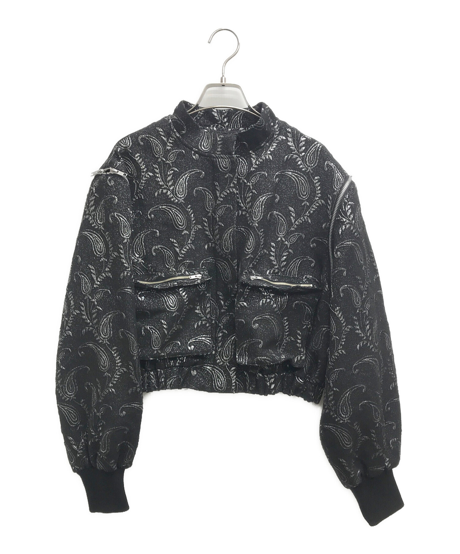 中古・古着通販】HARE (ハレ) ソデ2WAYポケットブルゾン ブラック