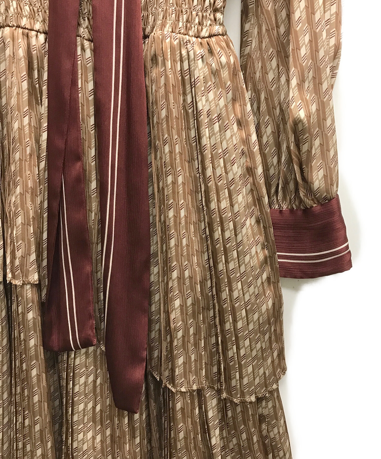 中古・古着通販】Lily Brown (リリーブラウン) バイカラー2WAYボウタイ