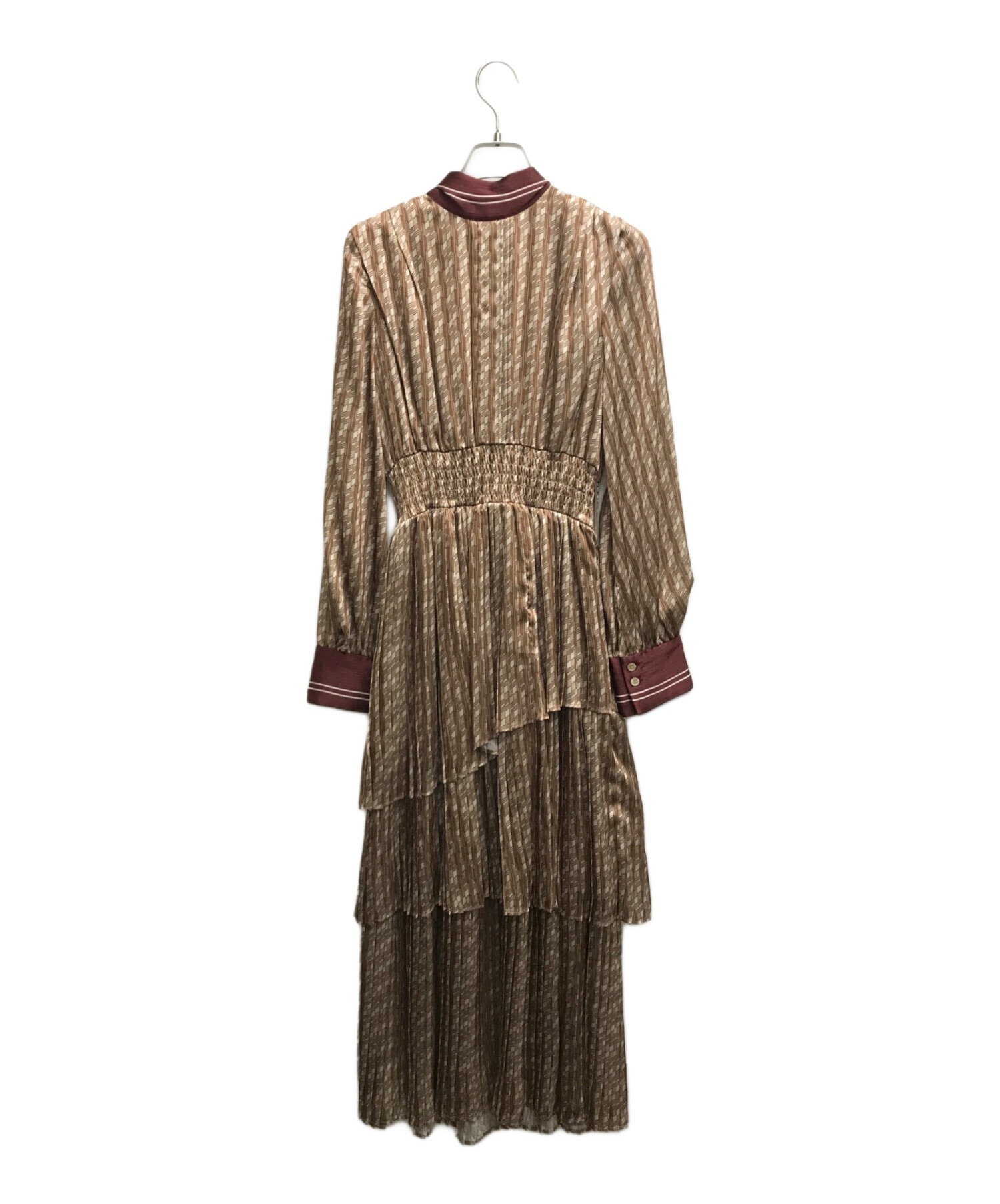 Lily Brown ワンピース　【中古】 中古・古着通販】Lily Brown (リリーブラウン) バイカラー2WAYボウタイ