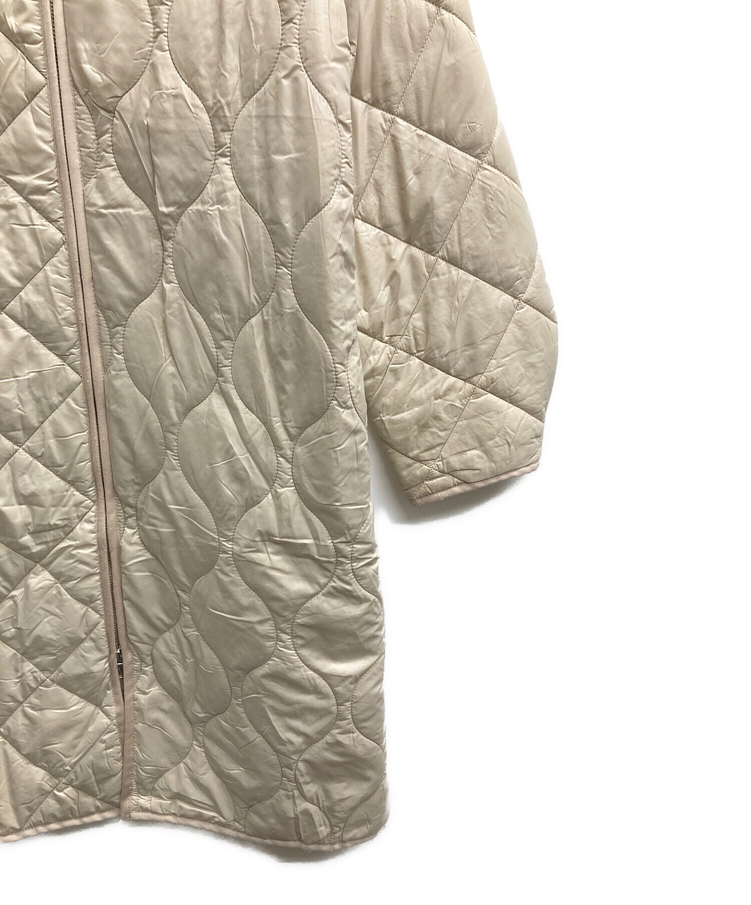 中古・古着通販】LOUNIE (ルーニー) キルティングコート ベージュ 
