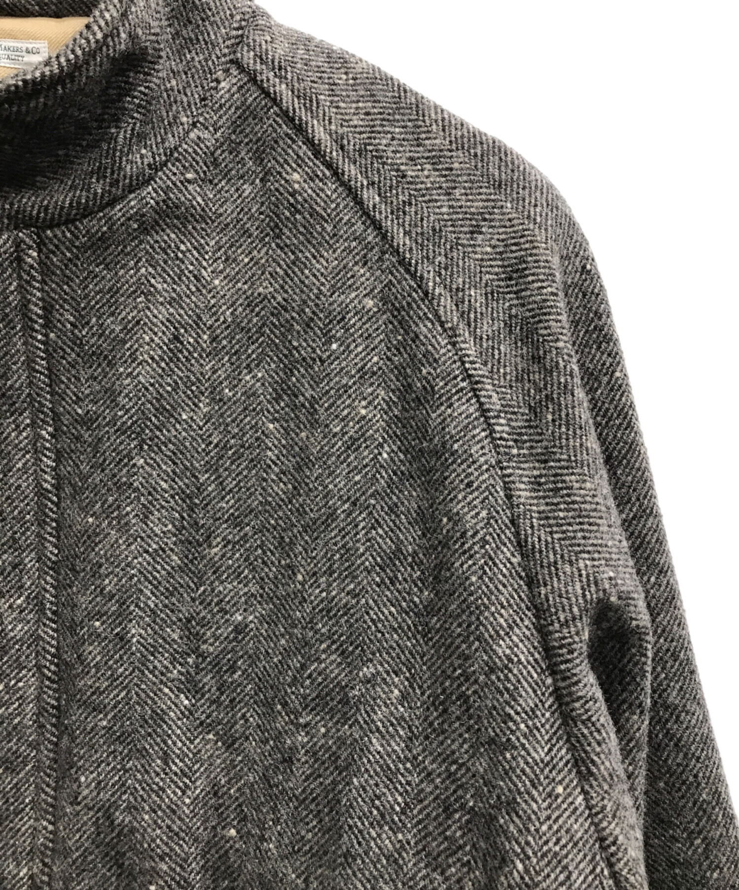 PHIGVEL フィグベル HB TWEED CAR COAT 中古・古着通販】PHIGVEL MAKERS (フィグベルマーカーズ) HB TWEED