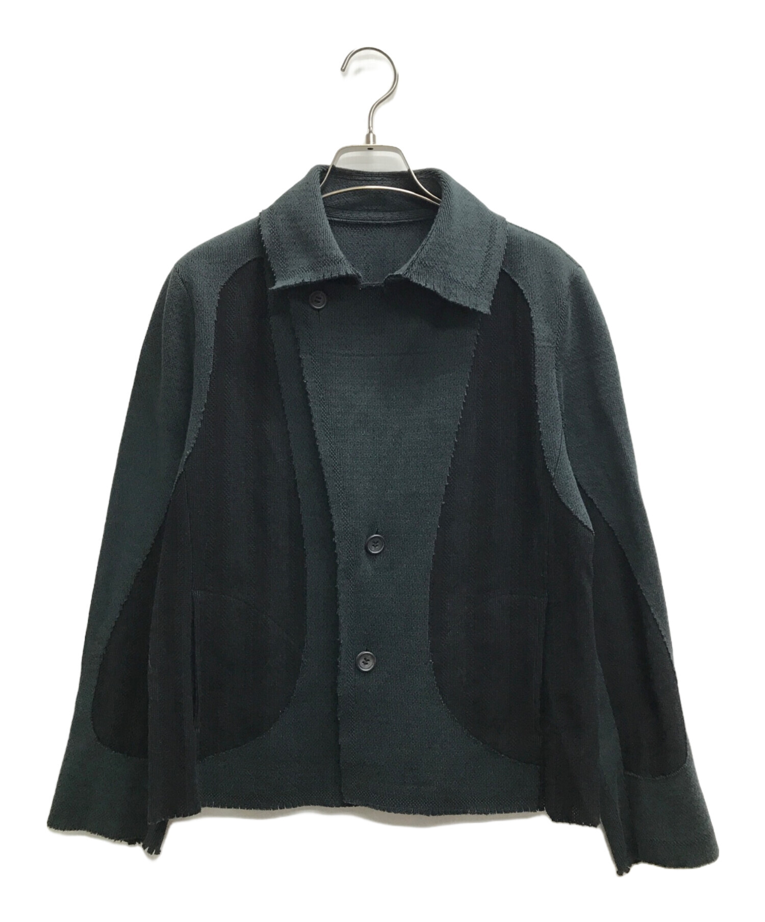 中古・古着通販】ISSEY MIYAKE (イッセイミヤケ) バイカラーショート 
