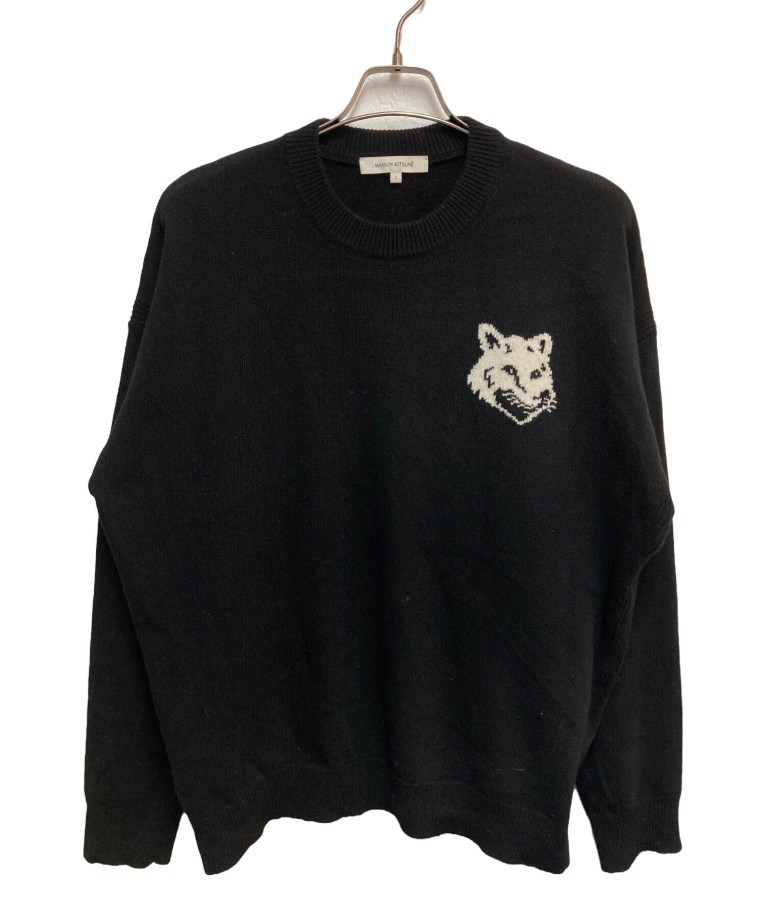 中古・古着通販】maison kitsune (メゾンキツネ) クルーネックニット  