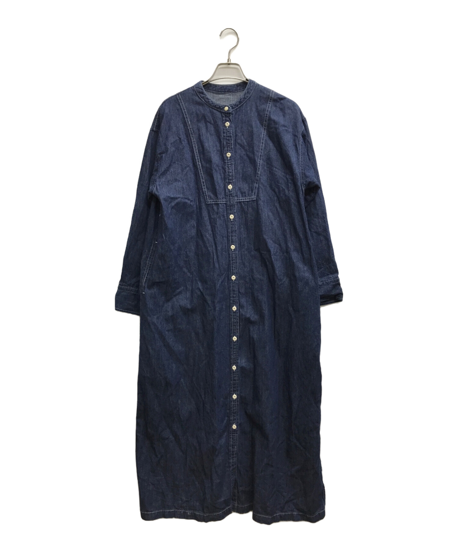 新品未使用 SLOBE IENA デニムライクシャツワンピース ブルー デニム