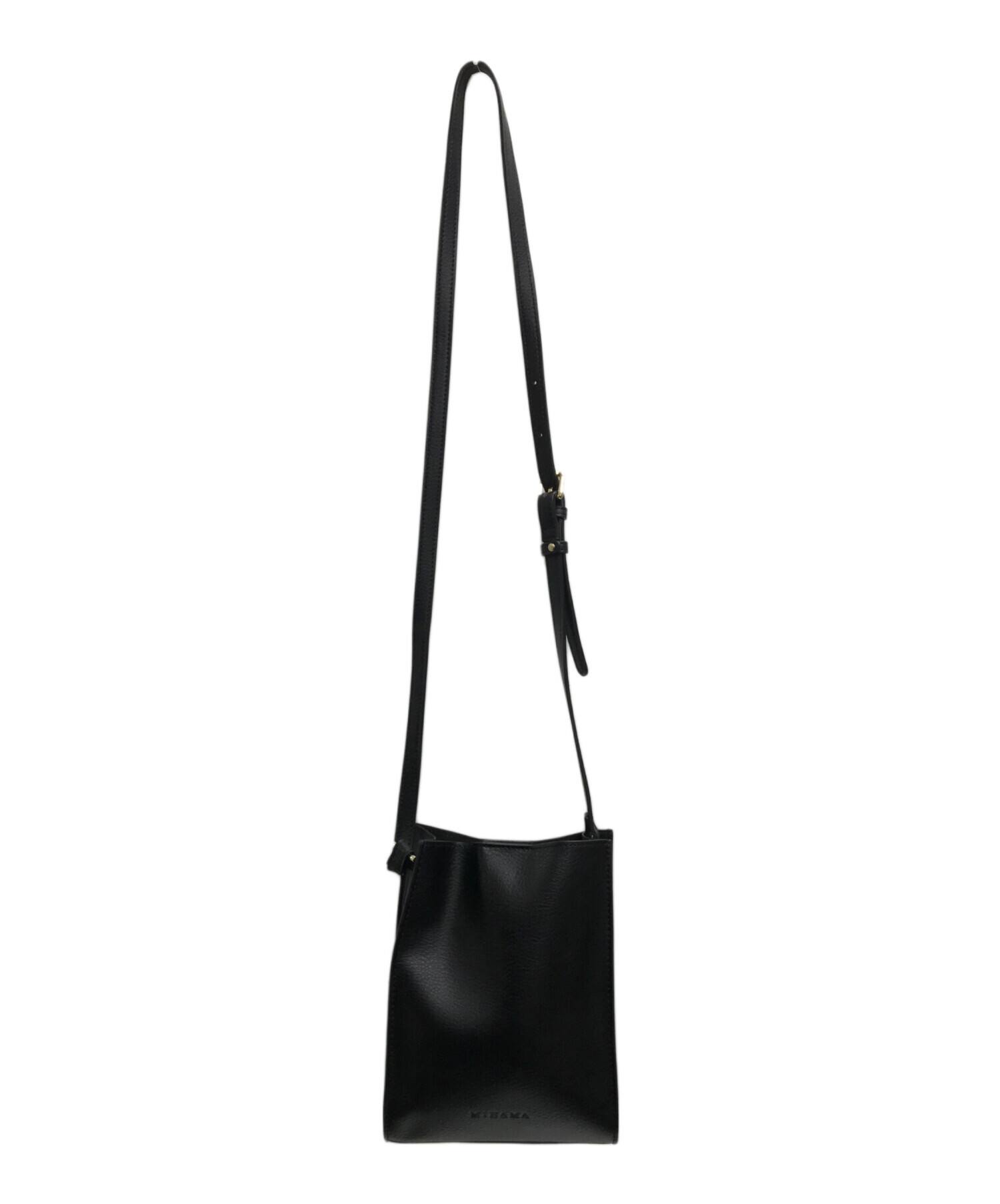 mariaさま専用　MIHAMA ミハマ　ショルダーバッグ　ブラック 中古・古着通販】MIHAMA (ミハマ) ミニショルダーバッグ ブラック