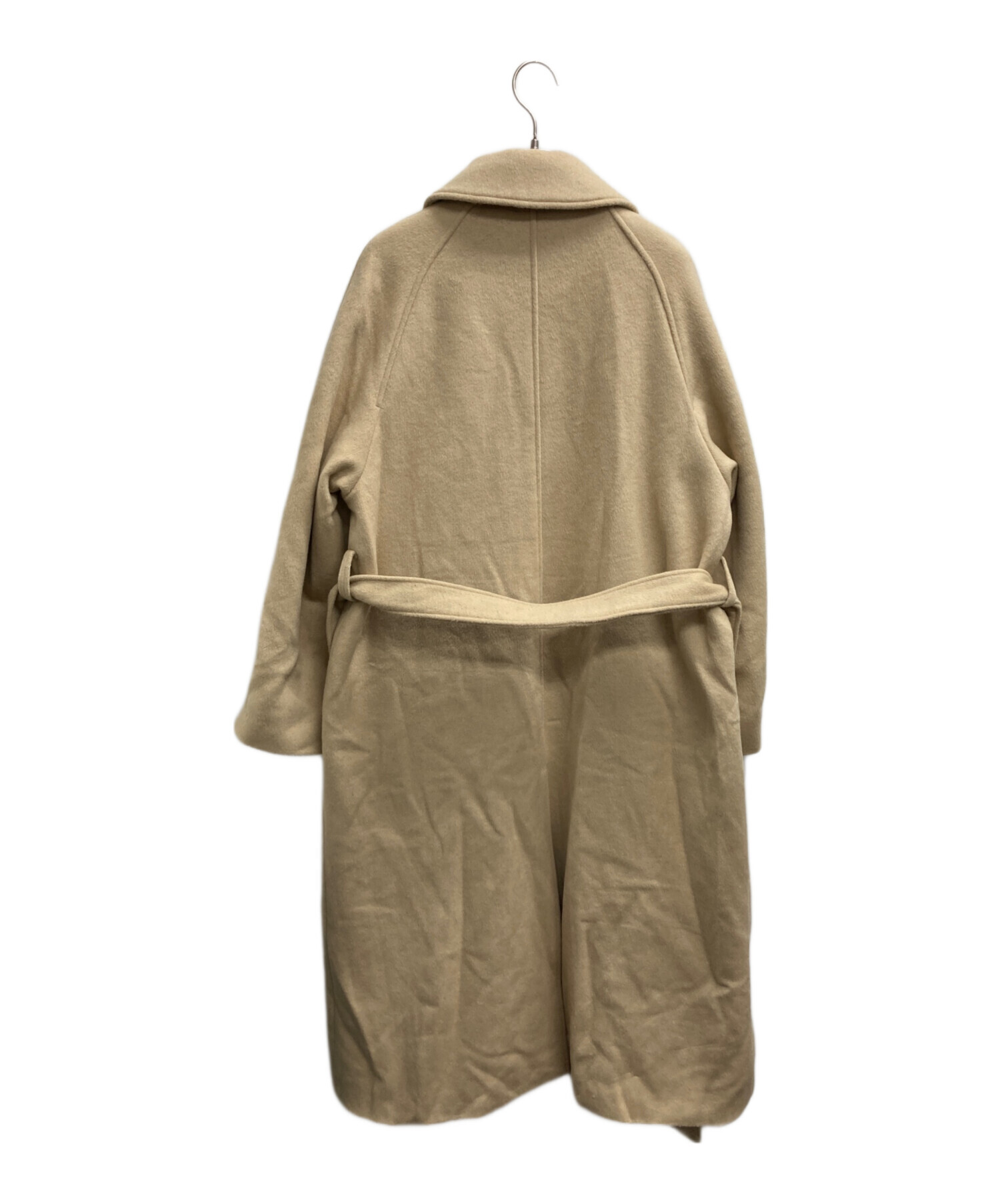 中古・古着通販】OHOTORO (オオトロ) Margarine Flared Coat ベージュ