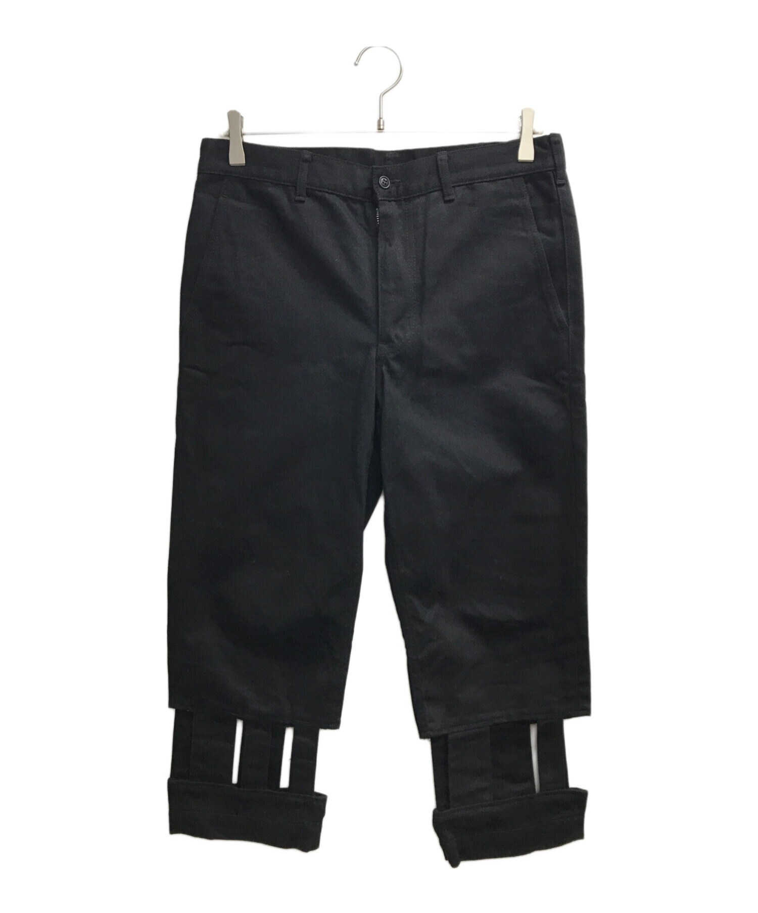 ブラックコムデギャルソン ウールワークパンツ ブラックS ジュンヤ