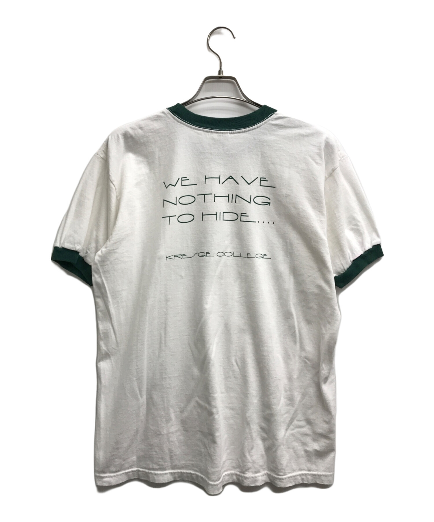 中古・古着通販】anvil (アンヴィル) リンガーTシャツ グリーン 