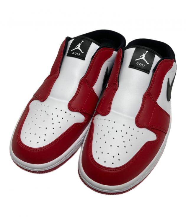AIR JORDAN MULE ゴルフシューズ 24cm ジョーダン　赤　レッド 中古・古着通販】NIKE (ナイキ) AIR JORDAN MULE GOLF(エアジョーダン
