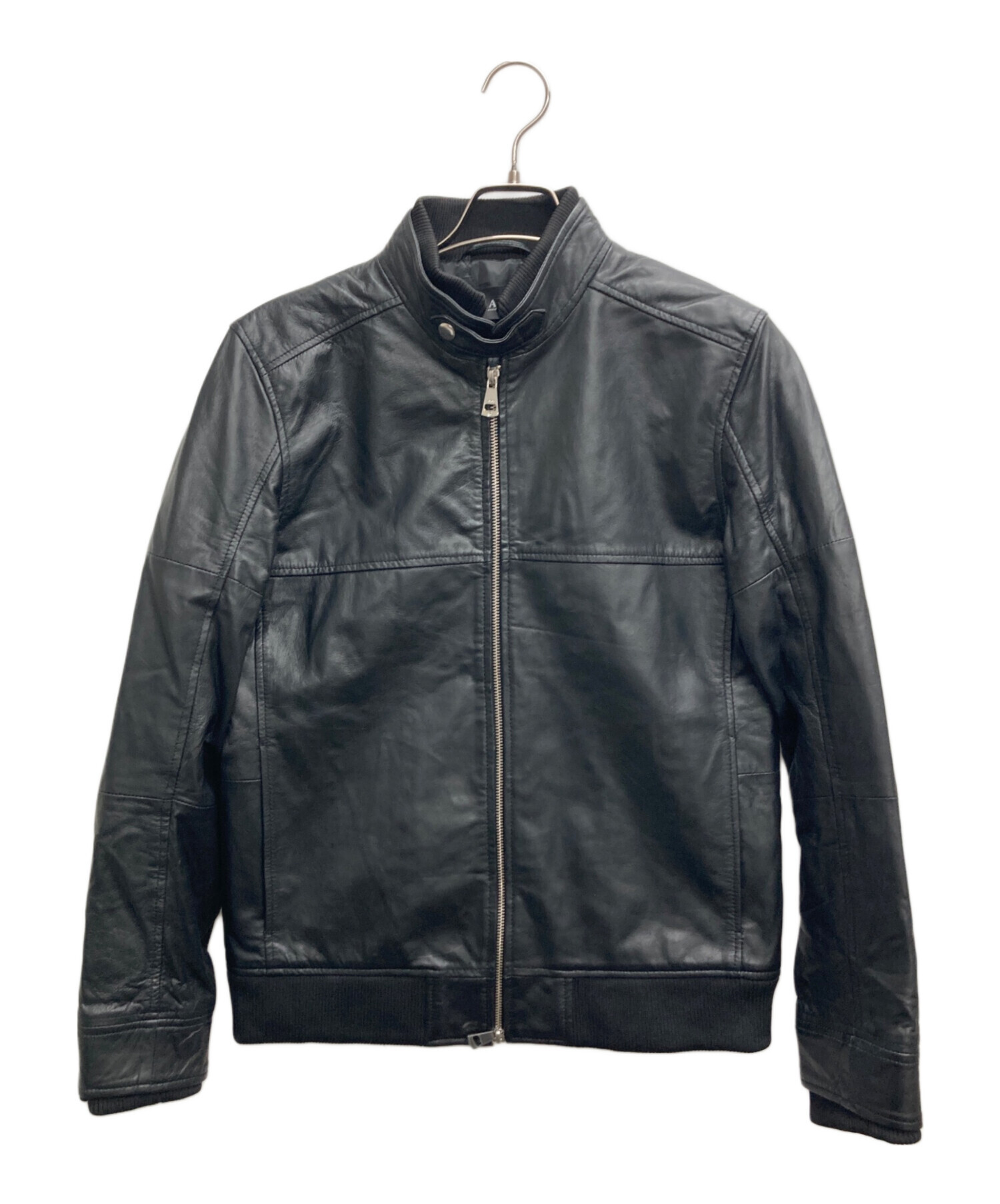 中古・古着通販】AKM (エーケーエム) シングルライダースジャケット 