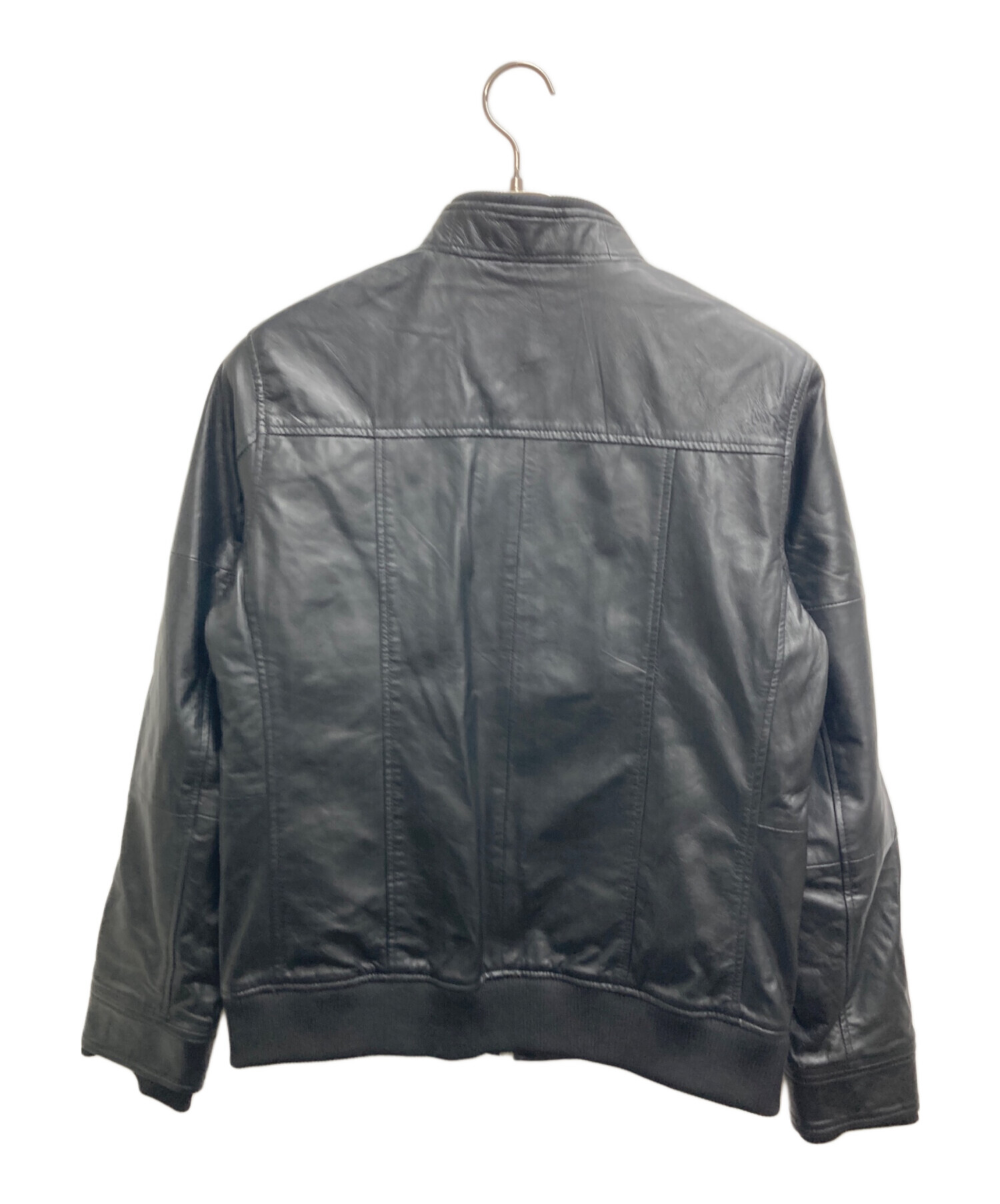 中古・古着通販】AKM (エーケーエム) シングルライダースジャケット 