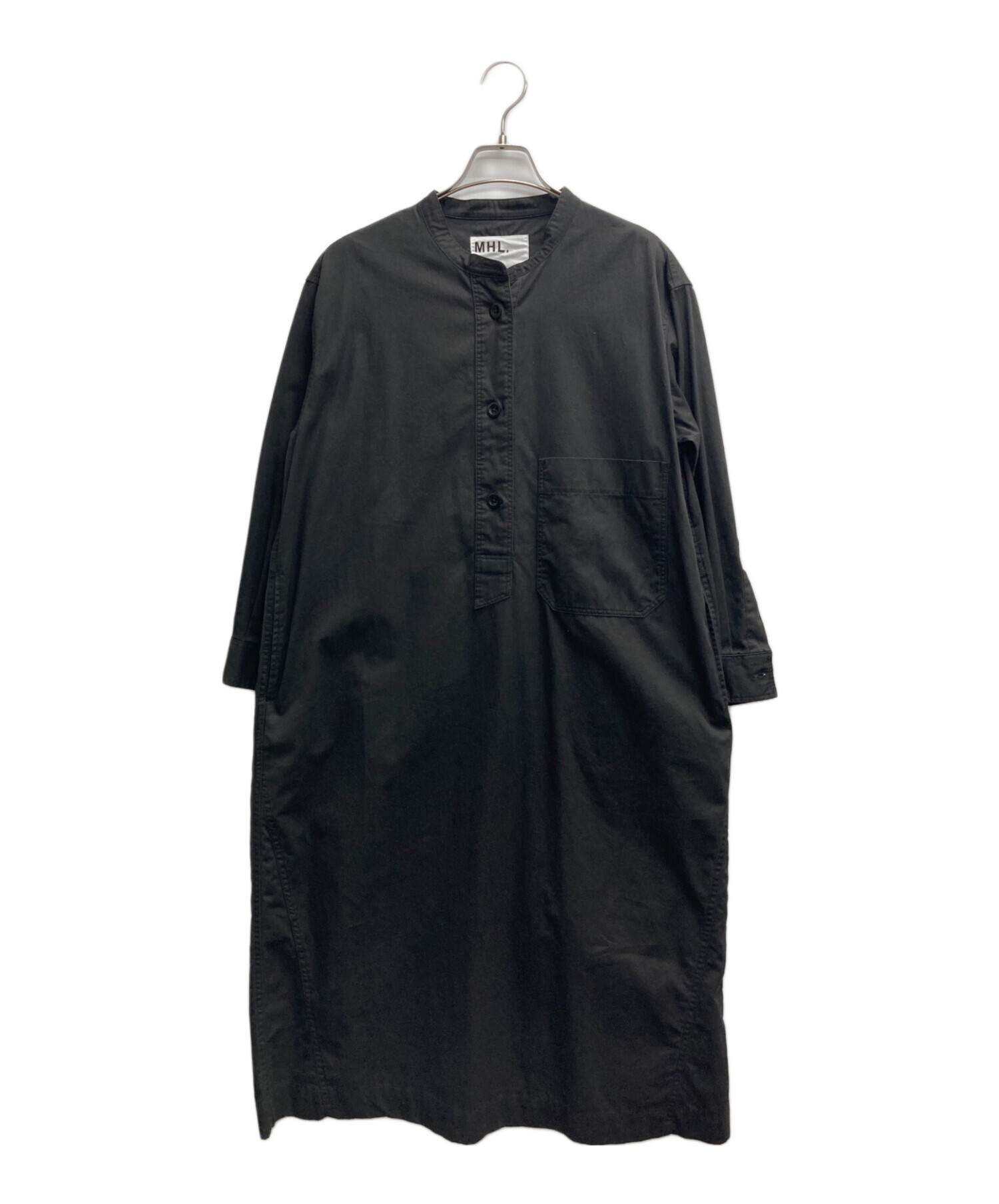 定価3.2万】MHL. エムエイチエル コットン ロング シャツ ワンピース