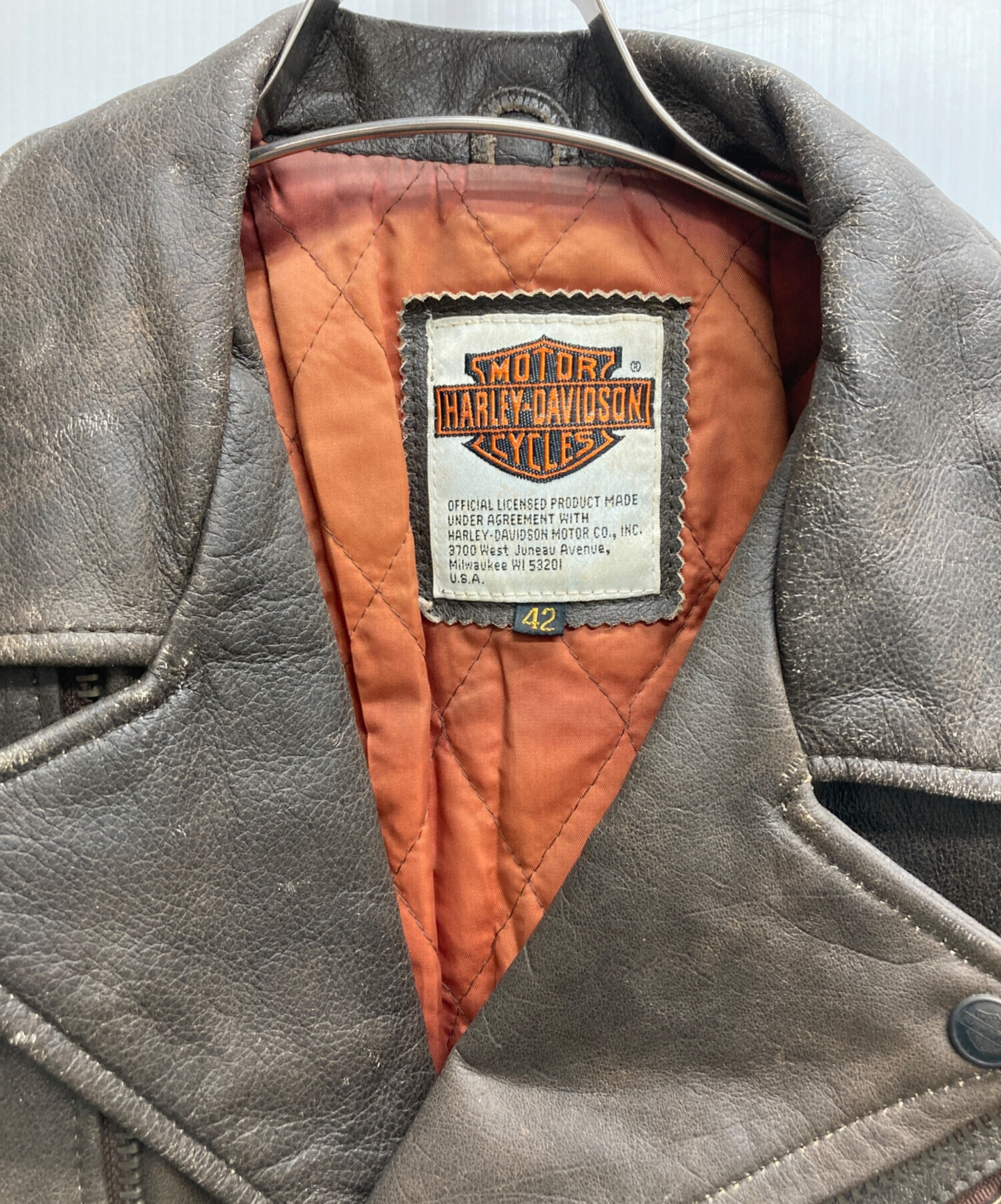 中古・古着通販】HARLEY-DAVIDSON (ハーレーダビッドソン) ダブル