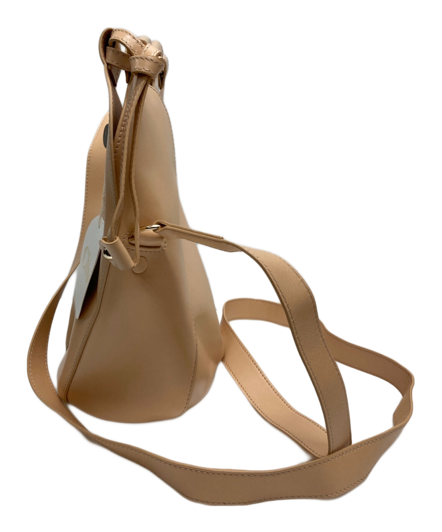 Chloe クロエ ショルダーバッグ  ベージュ 【古着】【中古】【送料無料】 Chloe - Chloe クロエ ショルダーバッグ ベージュ 【古着】【中古