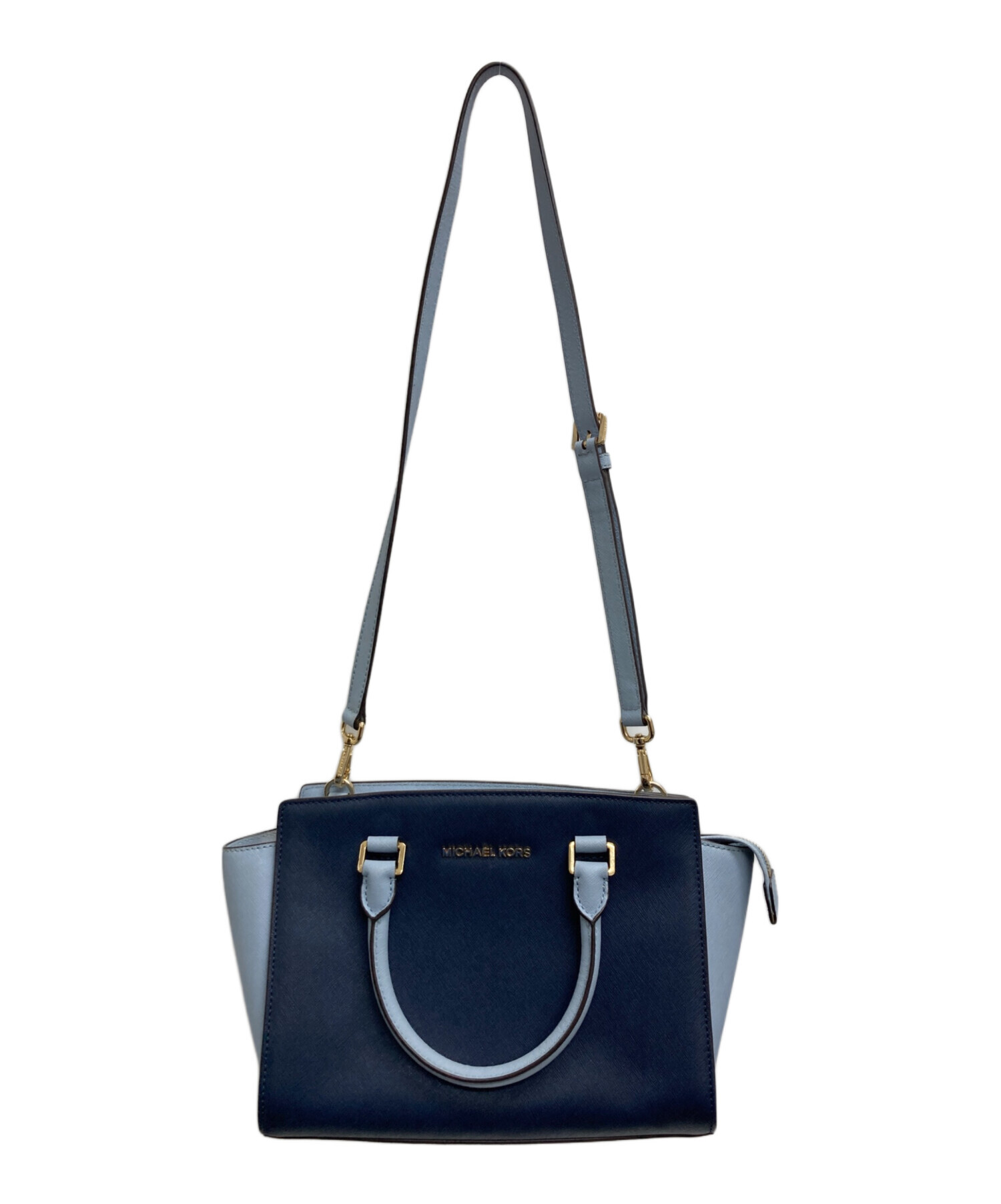 中古・古着通販】MICHAEL KORS (マイケルコース) 2WAYバッグ ネイビー 