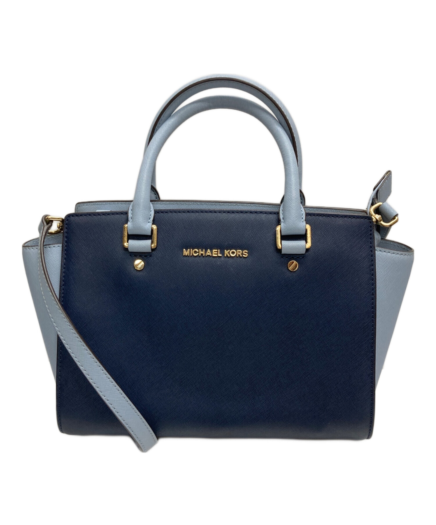 中古・古着通販MICHAEL 「MICHAEL KORS」 2WAYバッグ - ブルー 