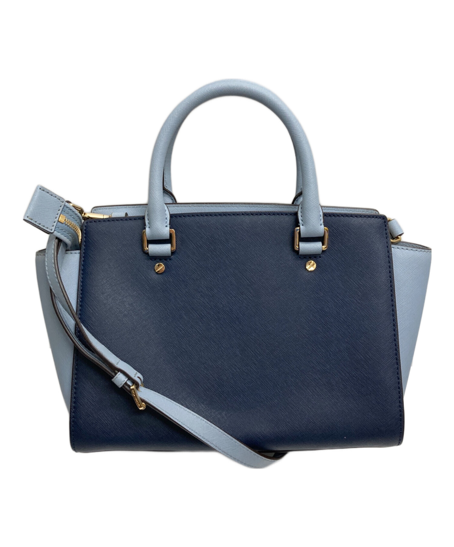 中古・古着通販】MICHAEL KORS (マイケルコース) 2WAYバッグ ネイビー 