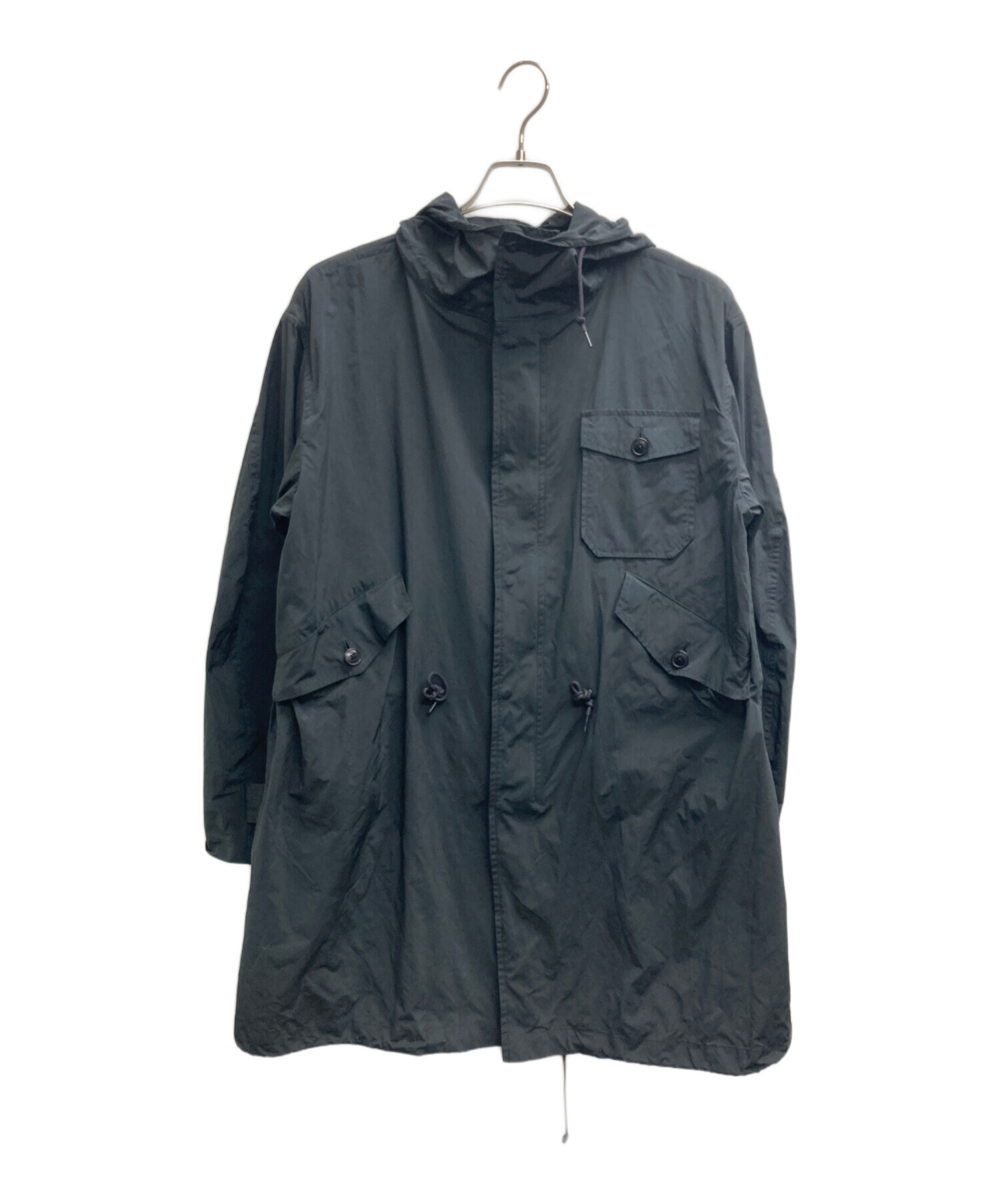 中古・古着通販】WOOLRICH (ウールリッチ) モッズコート ブラック 