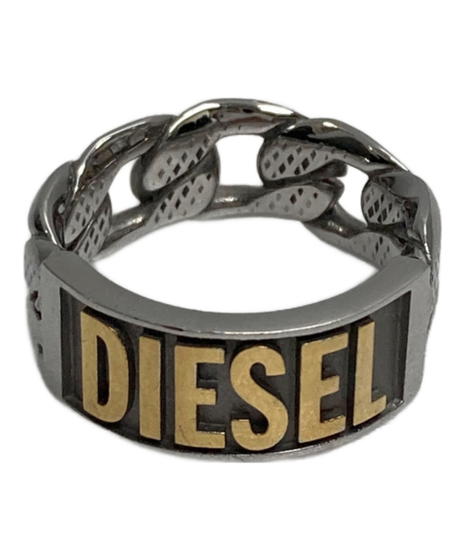 中古・古着通販】DIESEL (ディーゼル) ロゴチェーンリング サイズ:18号 