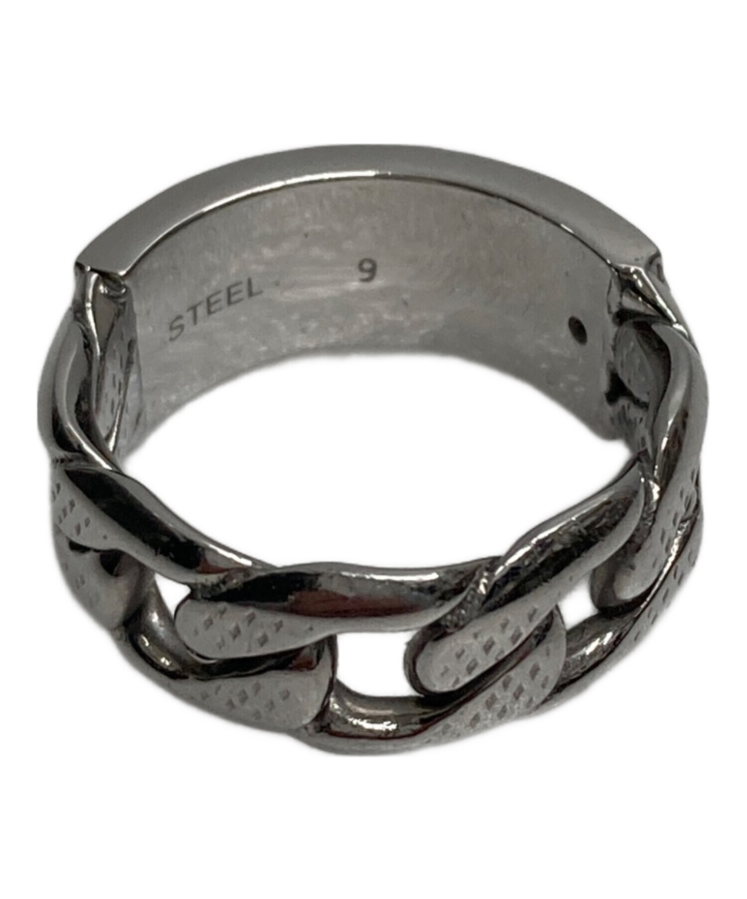 中古・古着通販】DIESEL (ディーゼル) ロゴチェーンリング サイズ:18号 