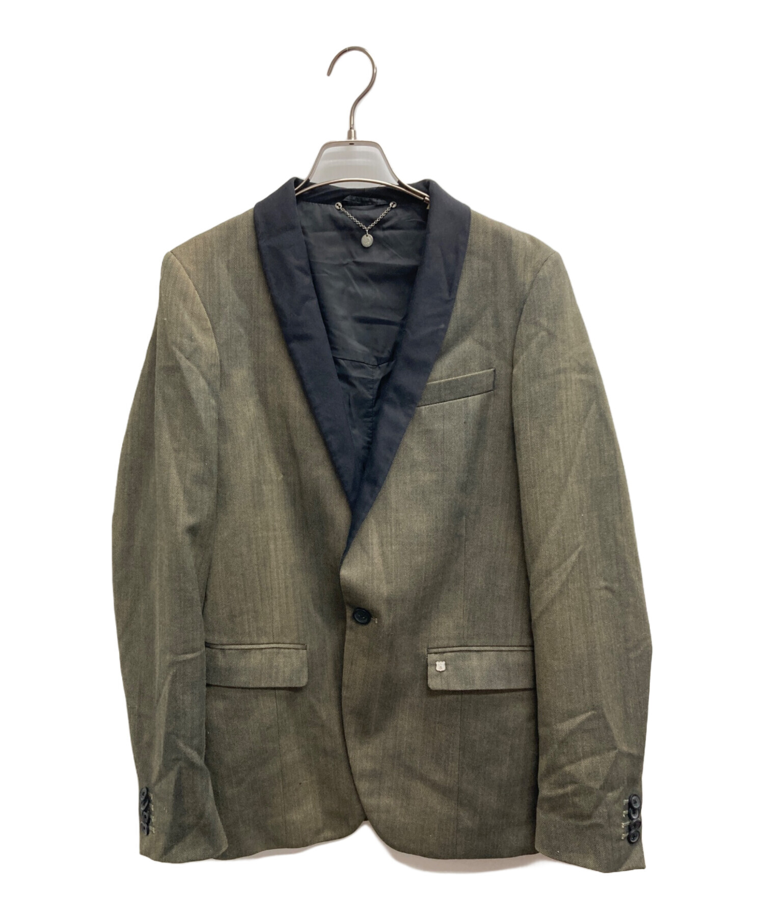 中古・古着通販】DIESEL (ディーゼル) テーラードジャケット グリーン 