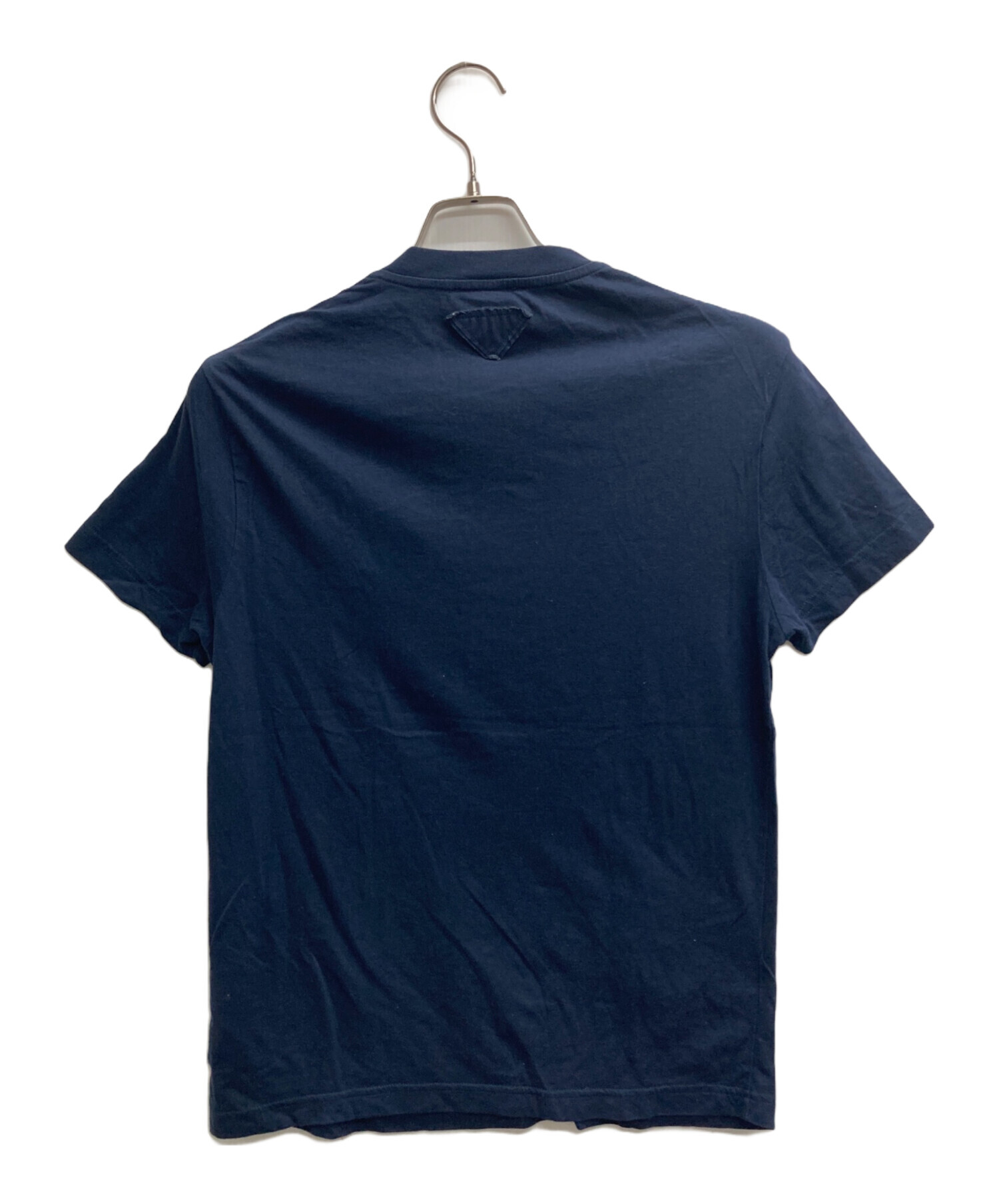 中古・古着通販】PRADA (プラダ) VネックTシャツ ネイビー サイズ:S 