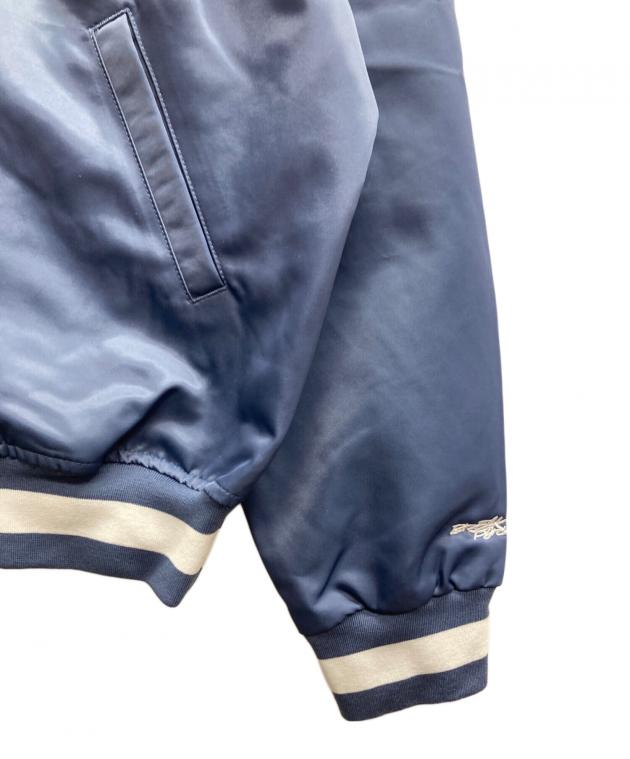 中古・古着通販】NIKE (ナイキ) ブレイキン サテン ジャケット ブルー