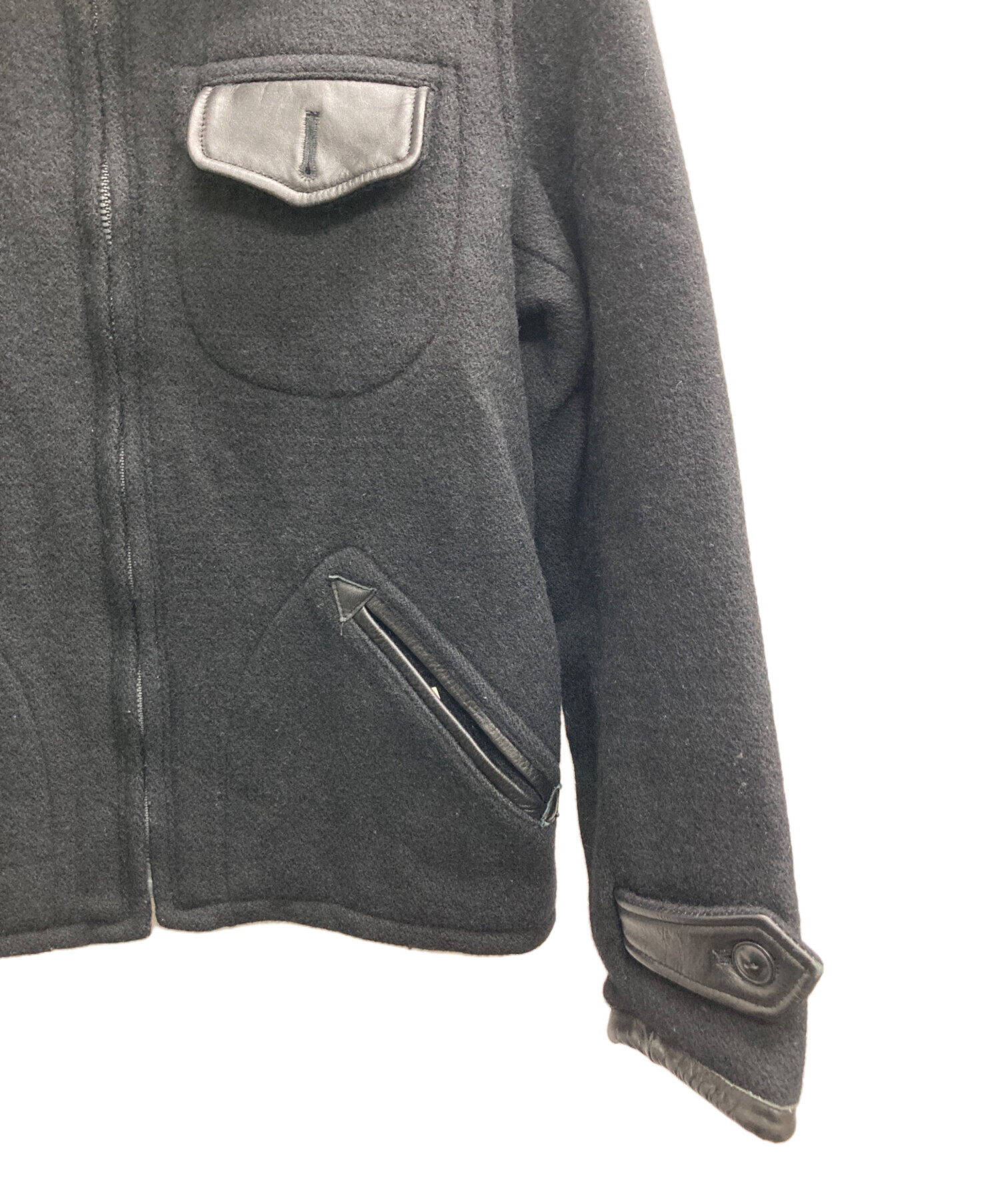 【美品】Style Eyes & Co. スポーツジャケット 38 ブラック 中古・古着通販】STYLE EYES (スタイルアイズ) SPORTS JACKET ブラック