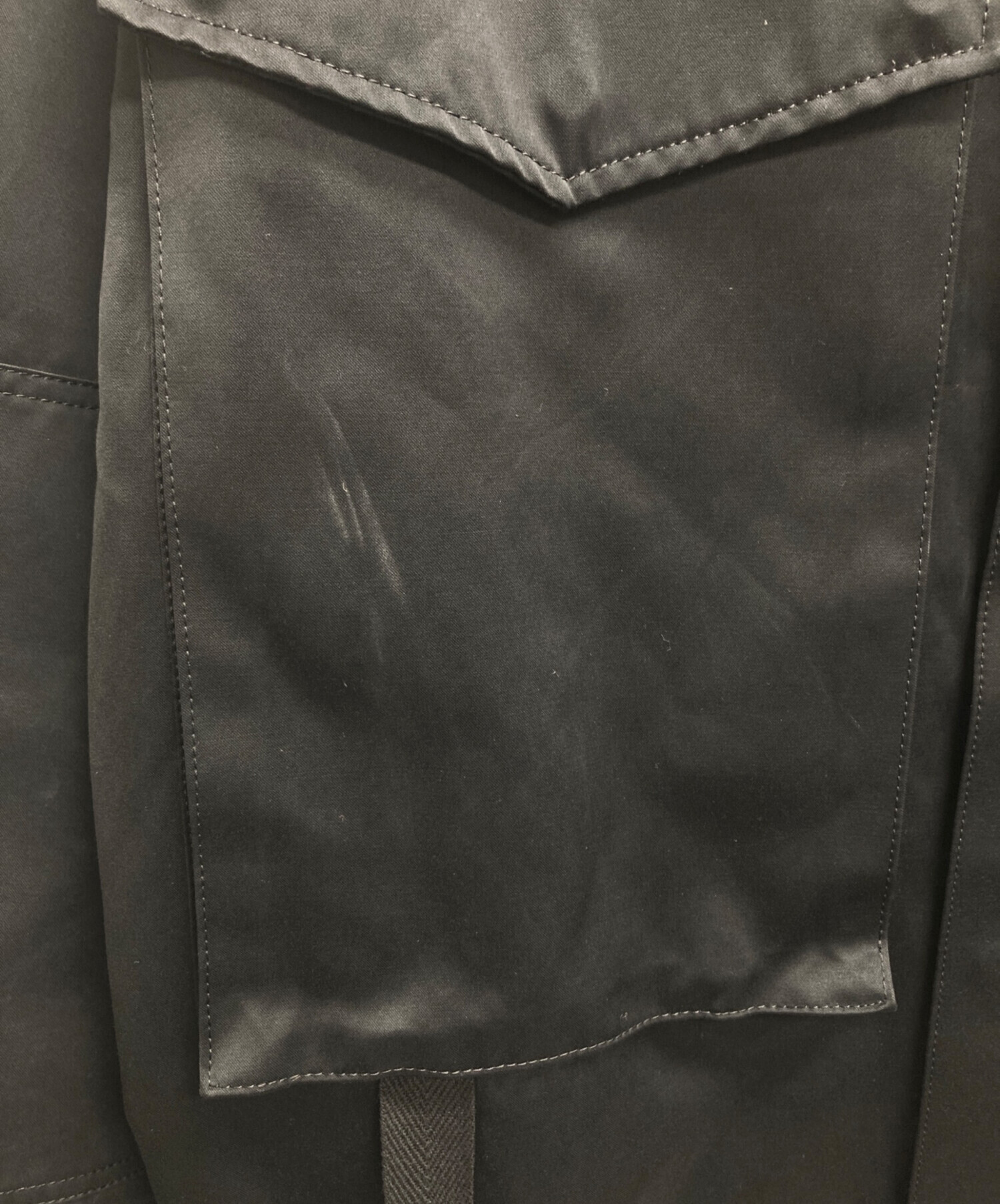 中古・古着通販】ALMOSTBLACK (オールモストブラック) ダブルポケット