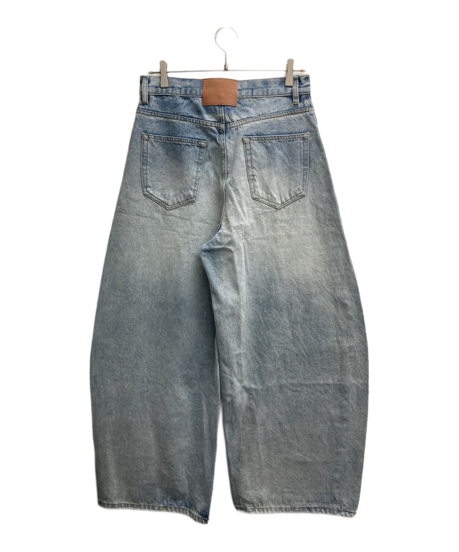 Decency Concept ウォッシュ加工 ワイドデニムパンツ美品 