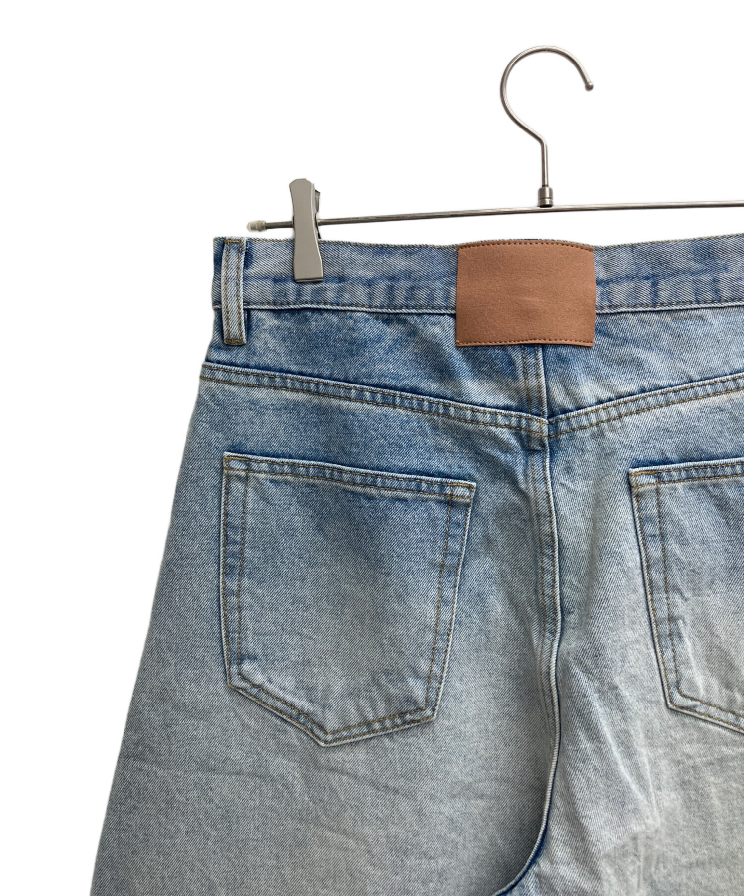 Decency Concept ウォッシュ加工 ワイドデニムパンツ美品 