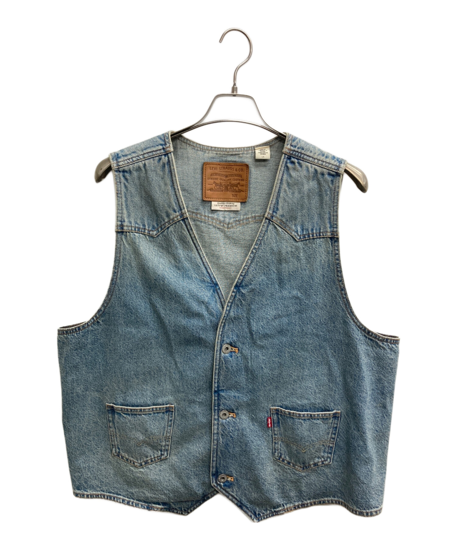 Levis 60s 70sリーバイスビッグE リバーシブルベスト 60-70's LEVI'S リバーシブルデニムベスト ビッグE 70s Levi's