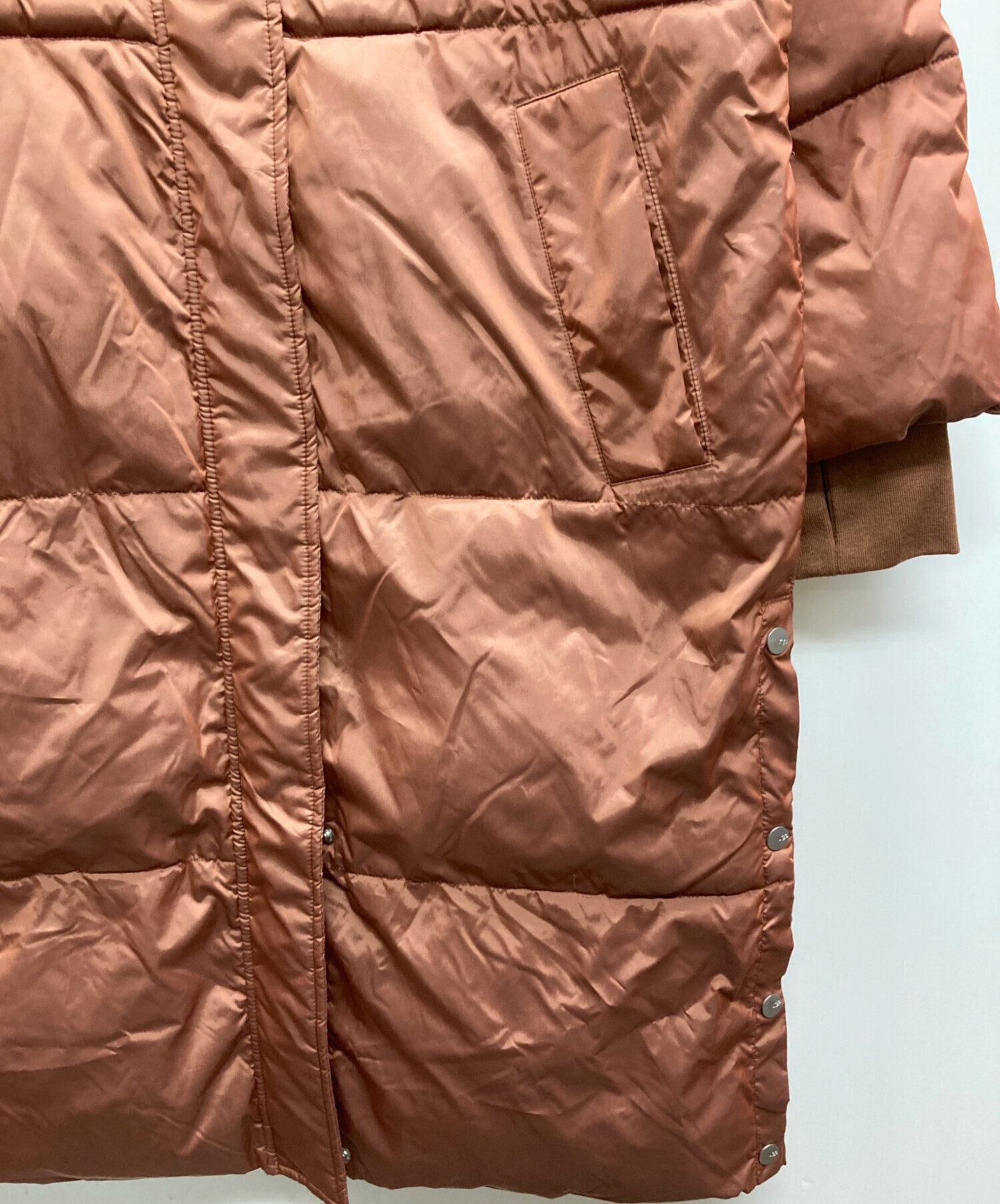 中古・古着通販】UGG (アグ) Keeley Long Puffer Coat ブラウン サイズ 