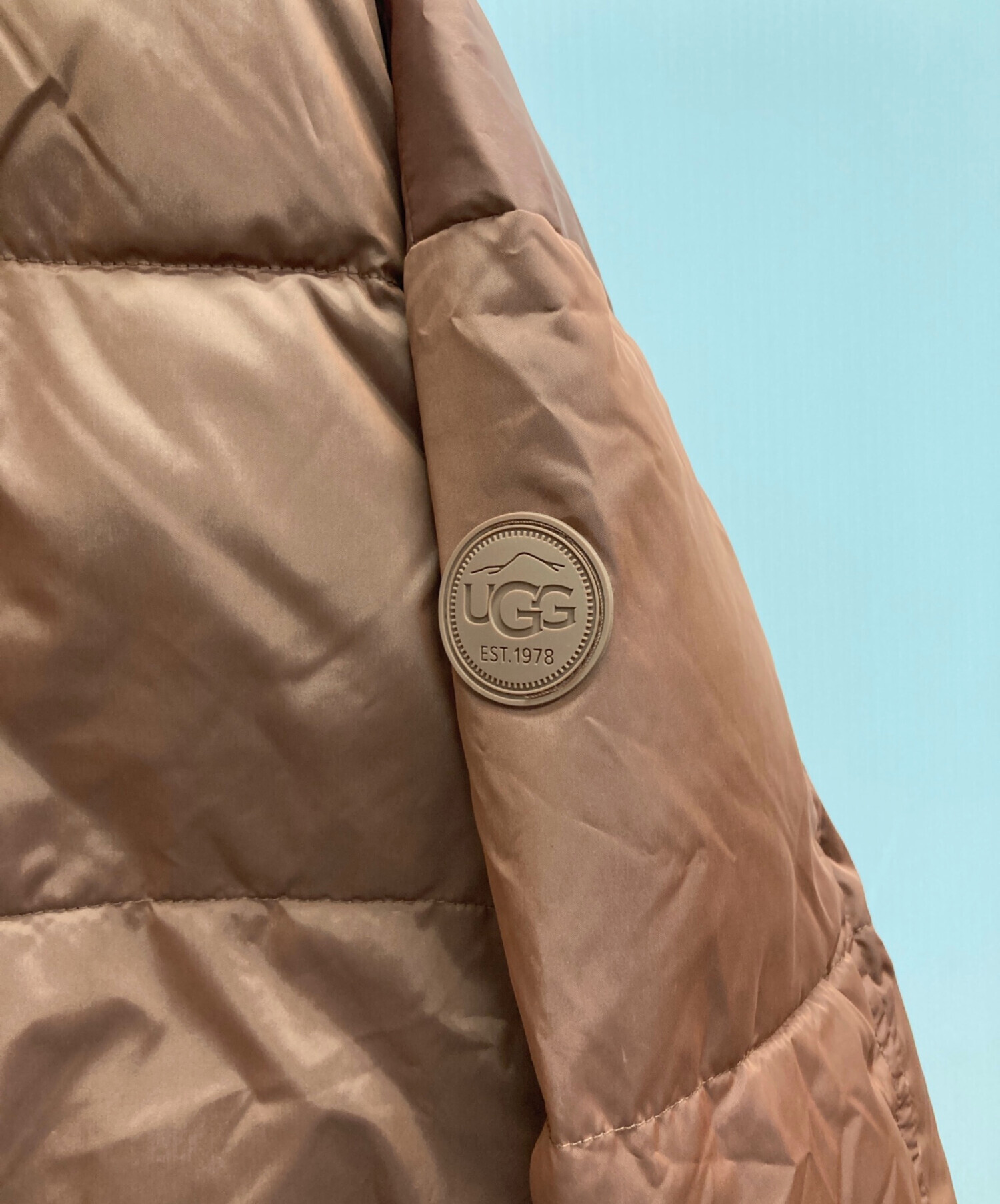 中古・古着通販】UGG (アグ) Keeley Long Puffer Coat ブラウン サイズ 
