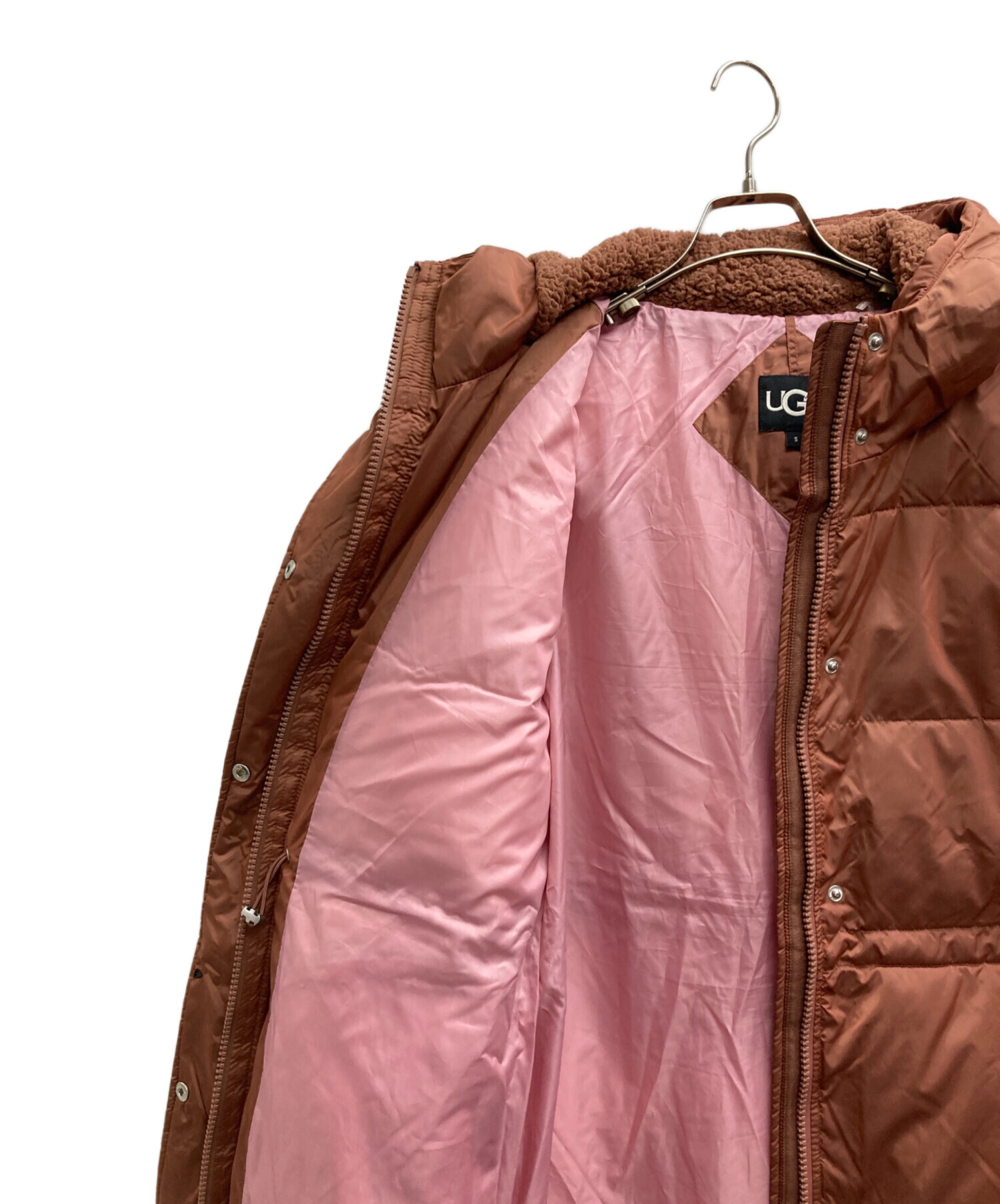 中古・古着通販】UGG (アグ) Keeley Long Puffer Coat ブラウン サイズ 