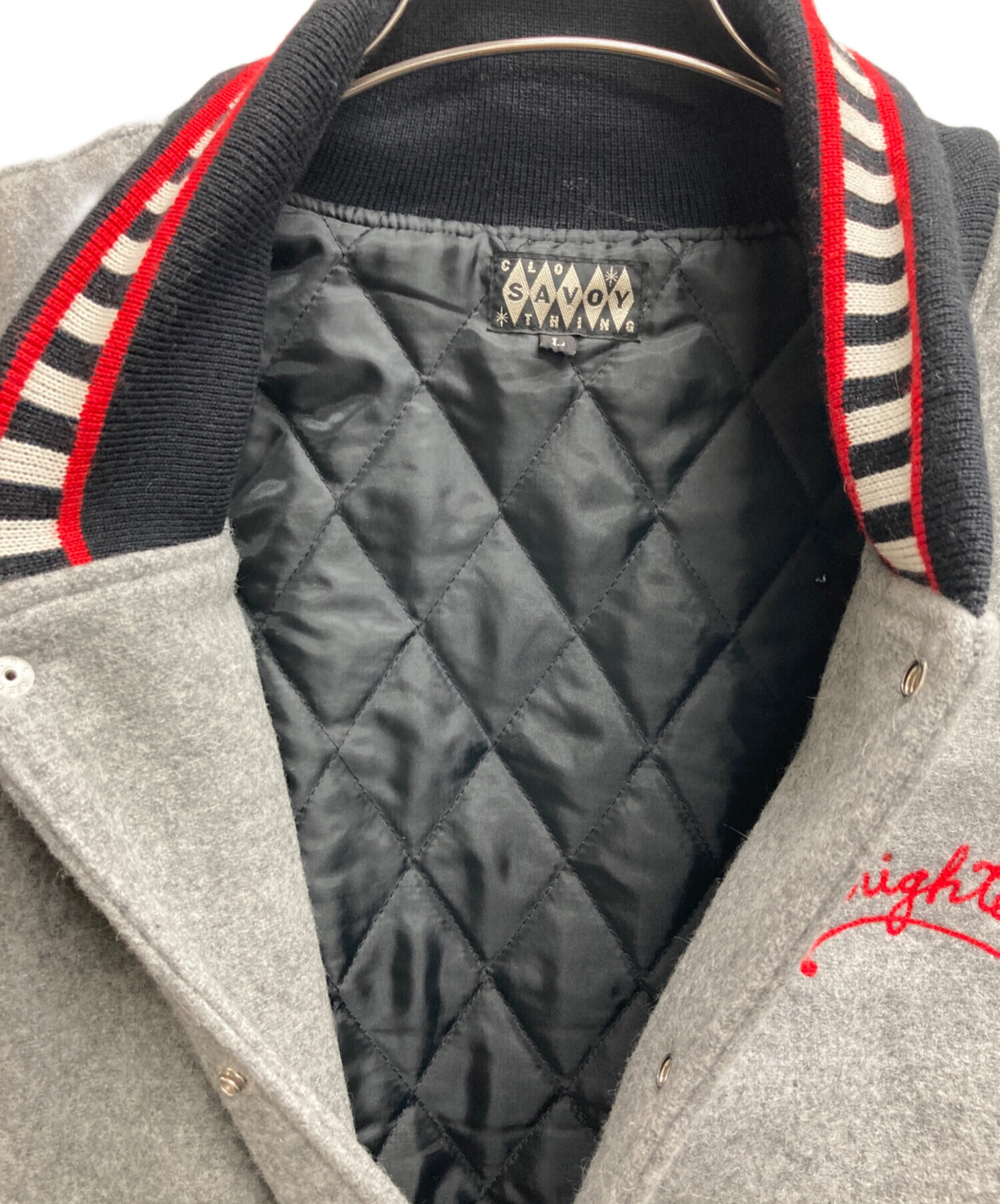 中古・古着通販】SAVOY (サボイ) ウールジャケット グレー サイズ:L 